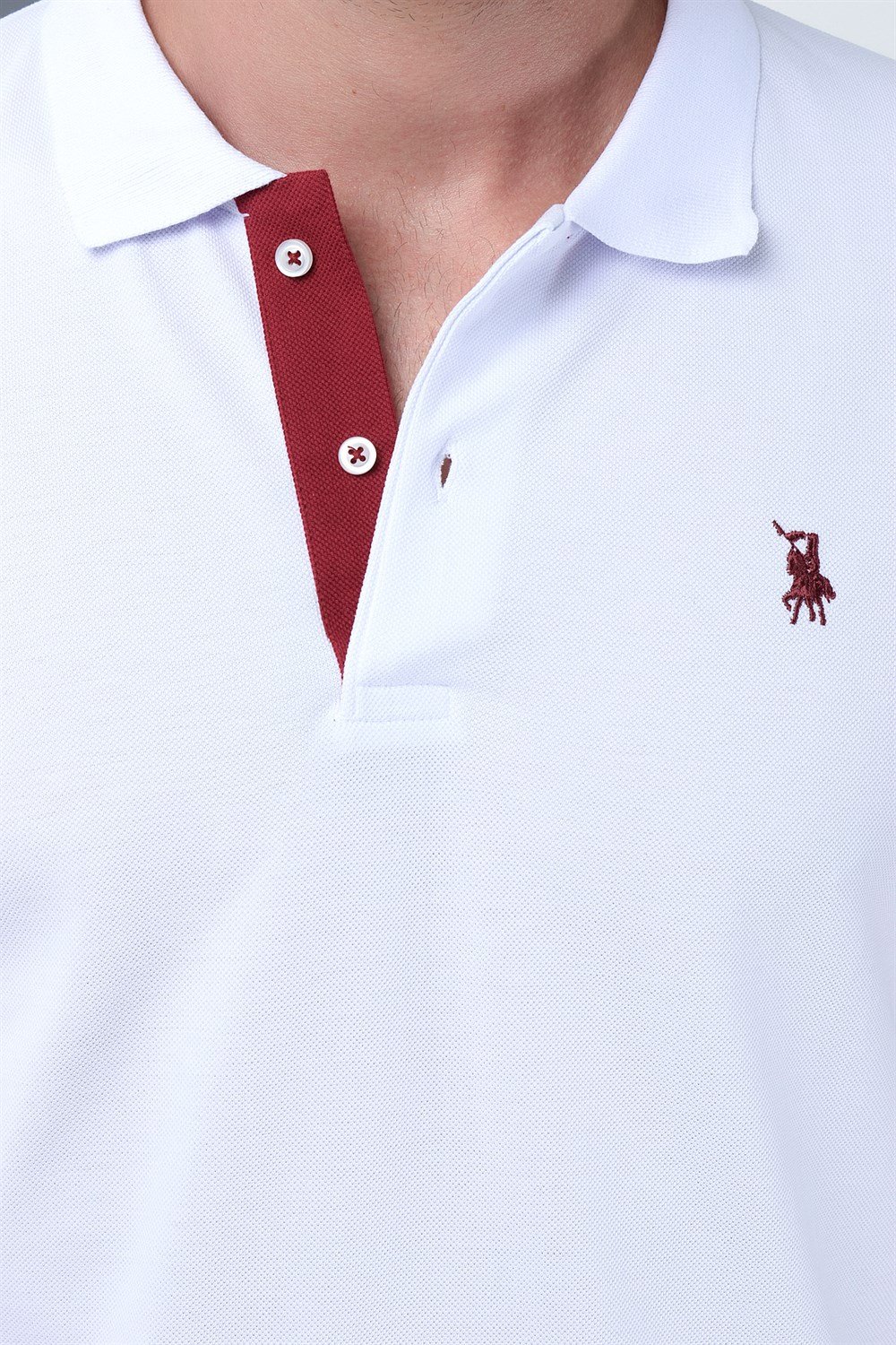 T8562 DEWBERRY ERKEK TSHIRT-BEYAZ