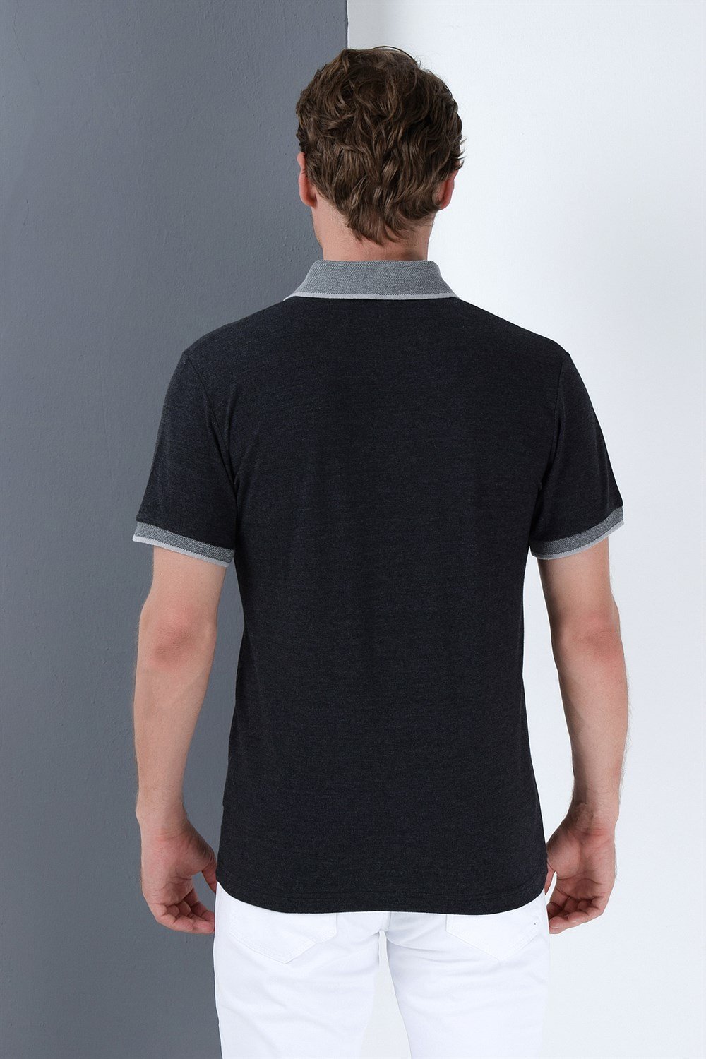 T8566 DEWBERRY ERKEK T-SHIRT-ANTRASİT