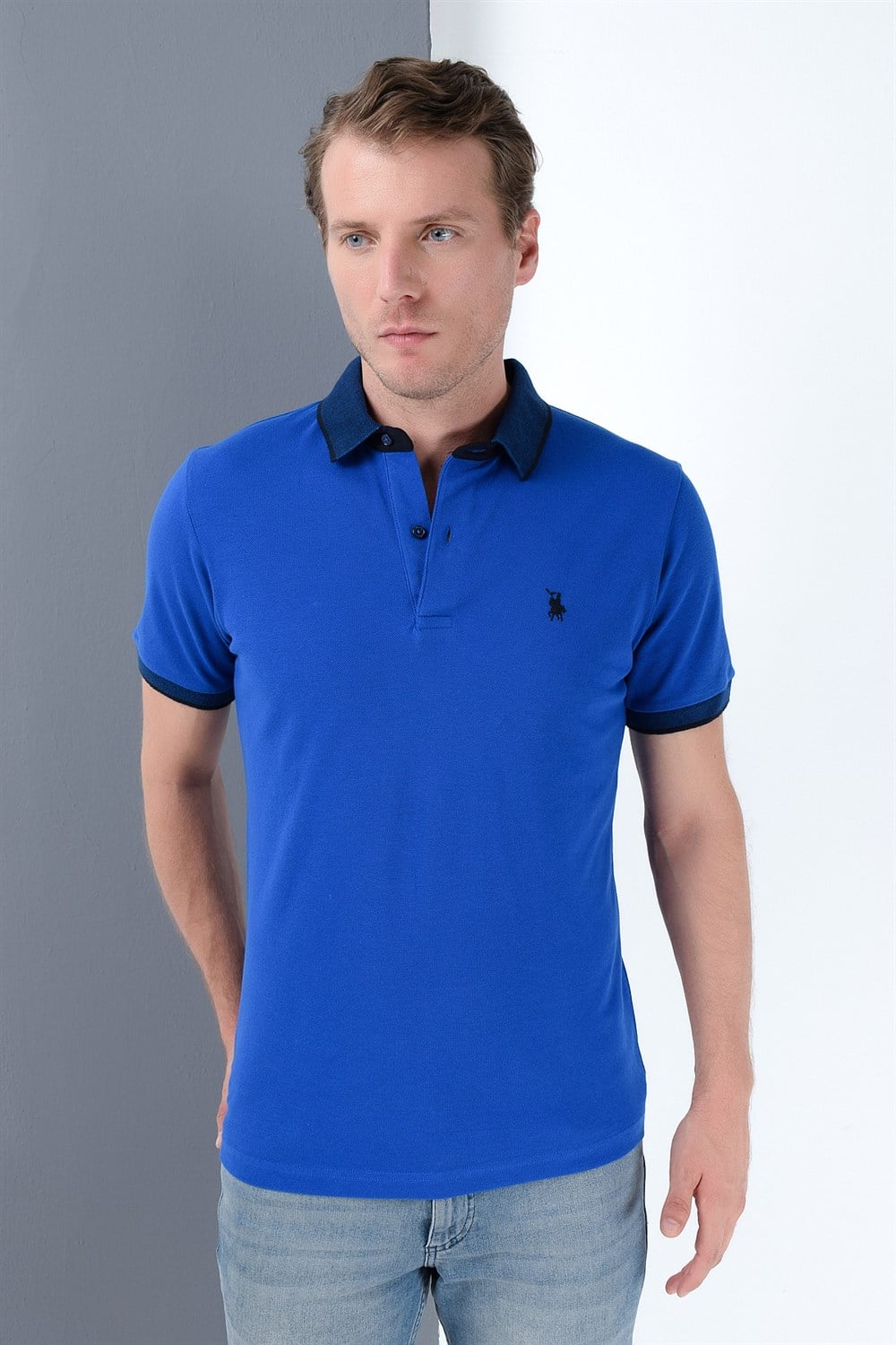T8566 DEWBERRY ERKEK T-SHIRT-SAKS