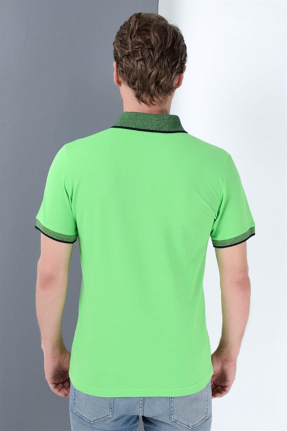 T8566 DEWBERRY ERKEK T-SHIRT-YEŞİL