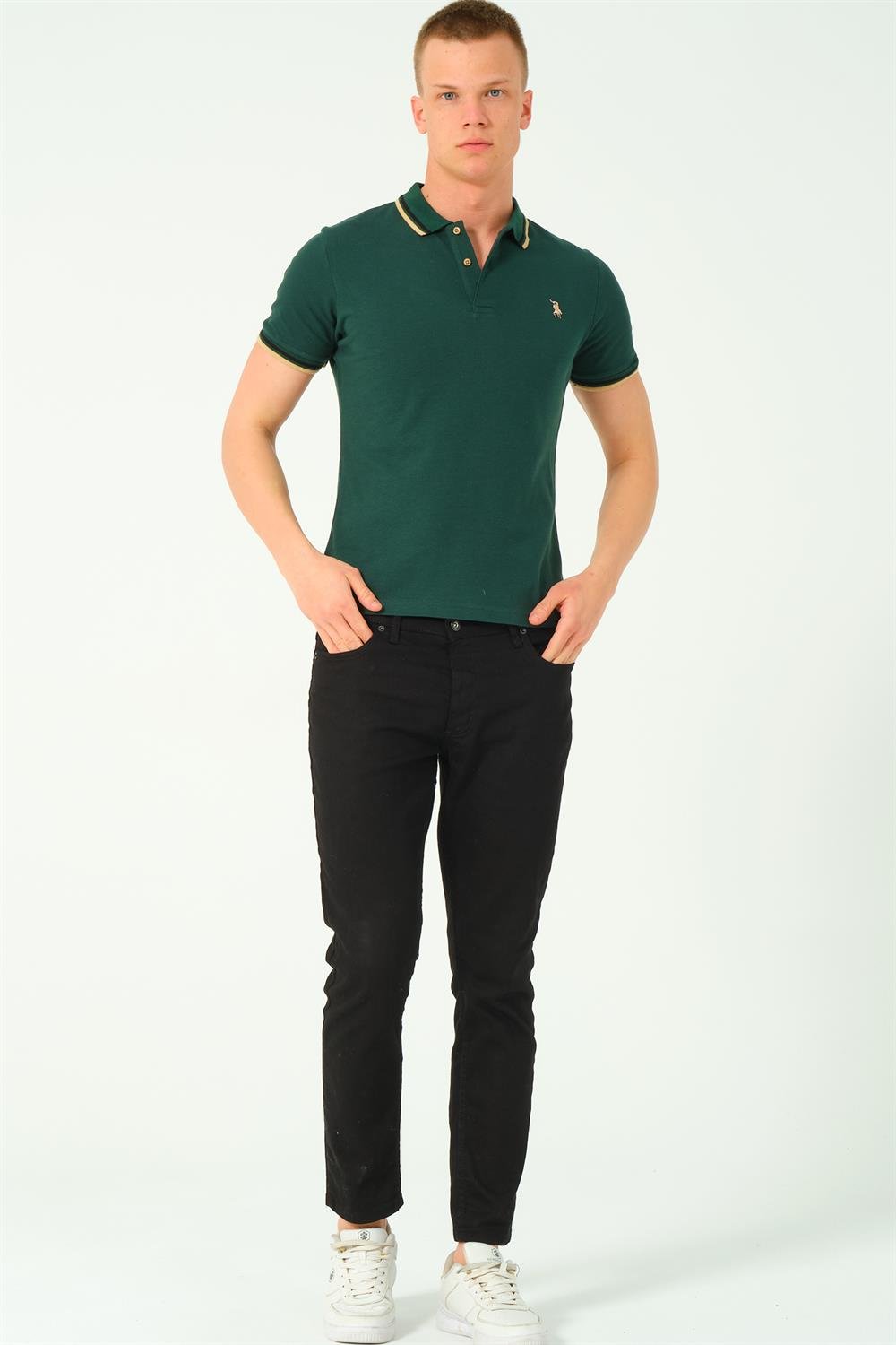 T8594 DEWBERRY ERKEK T-SHIRT-NEFTİ-2