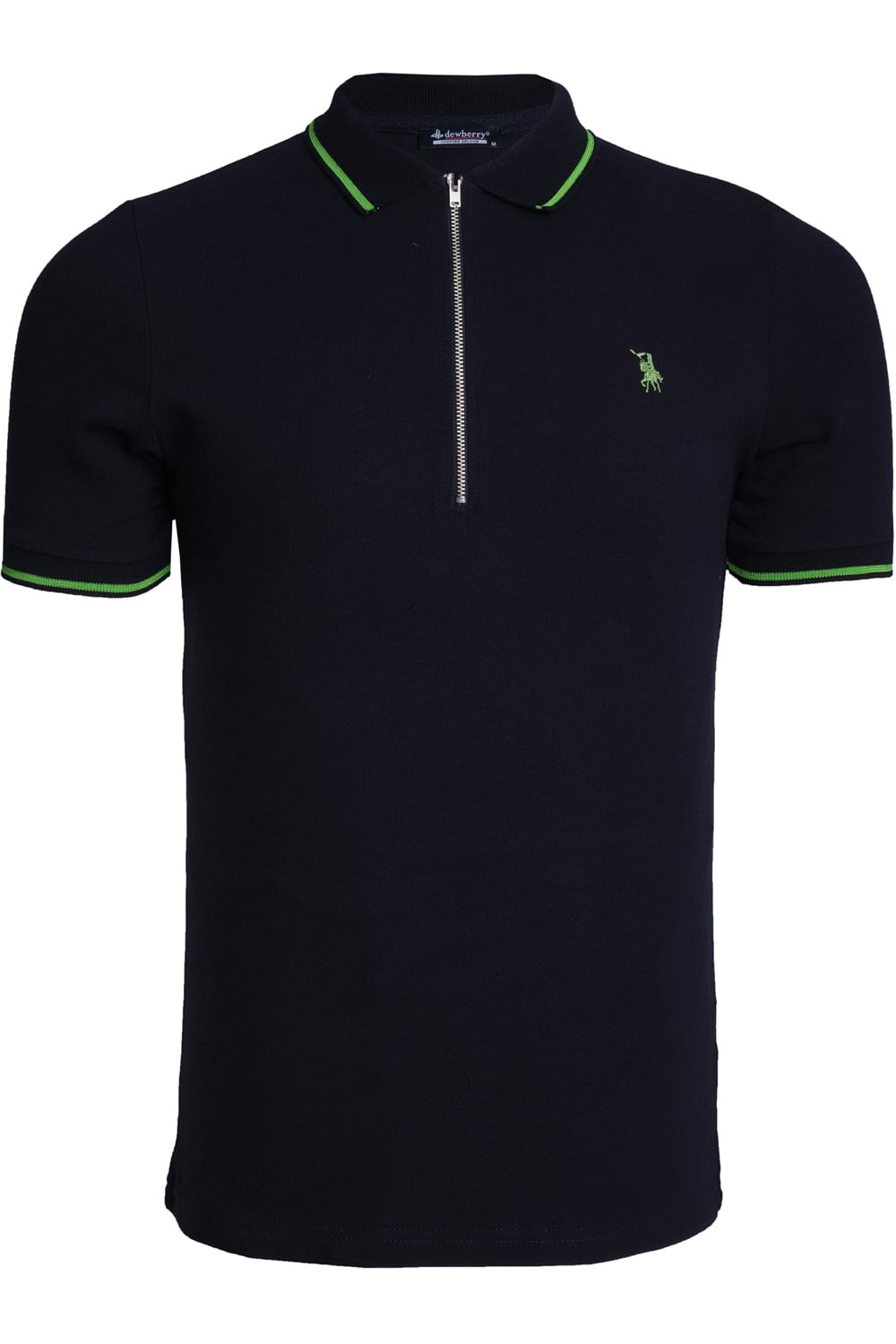 T8595 DEWBERRY ERKEK TSHIRT-LACİVERT
