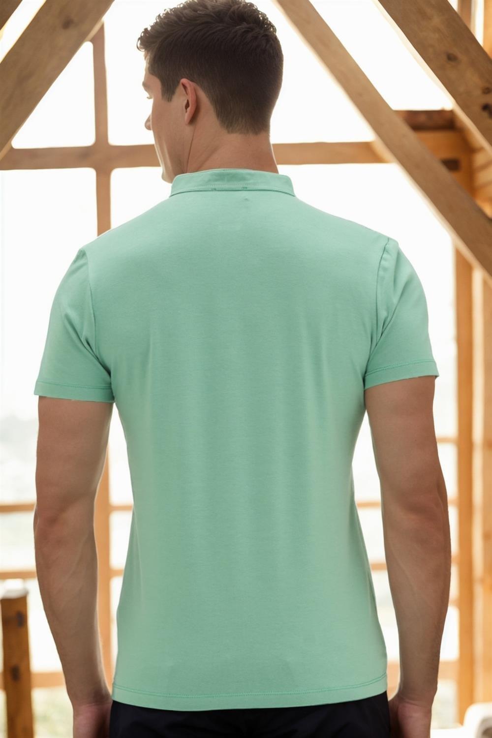 T9560 DEWBERRY T-SHIRT-AÇIK HAKİ