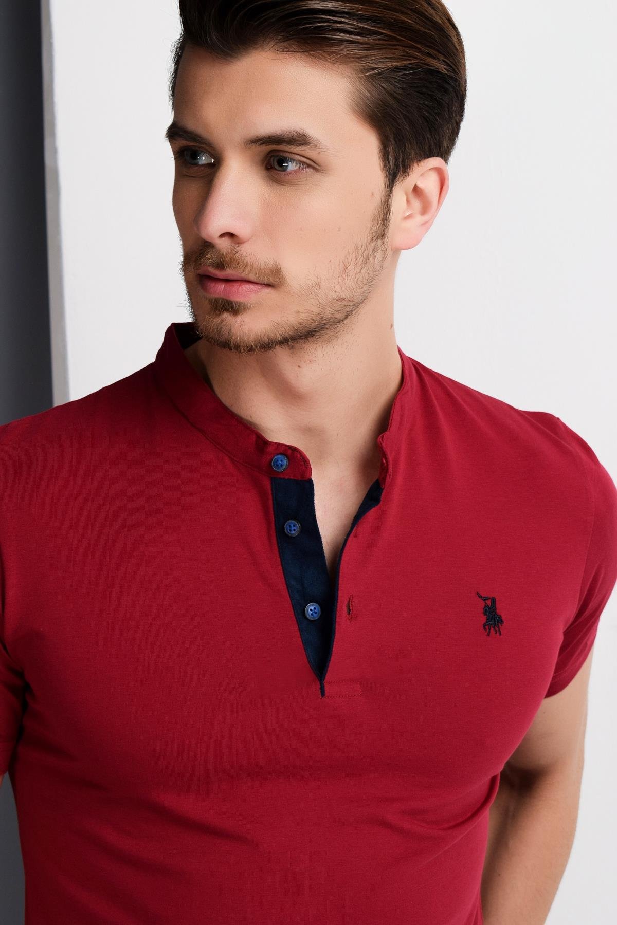 T9560 DEWBERRY T-SHIRT-BORDO