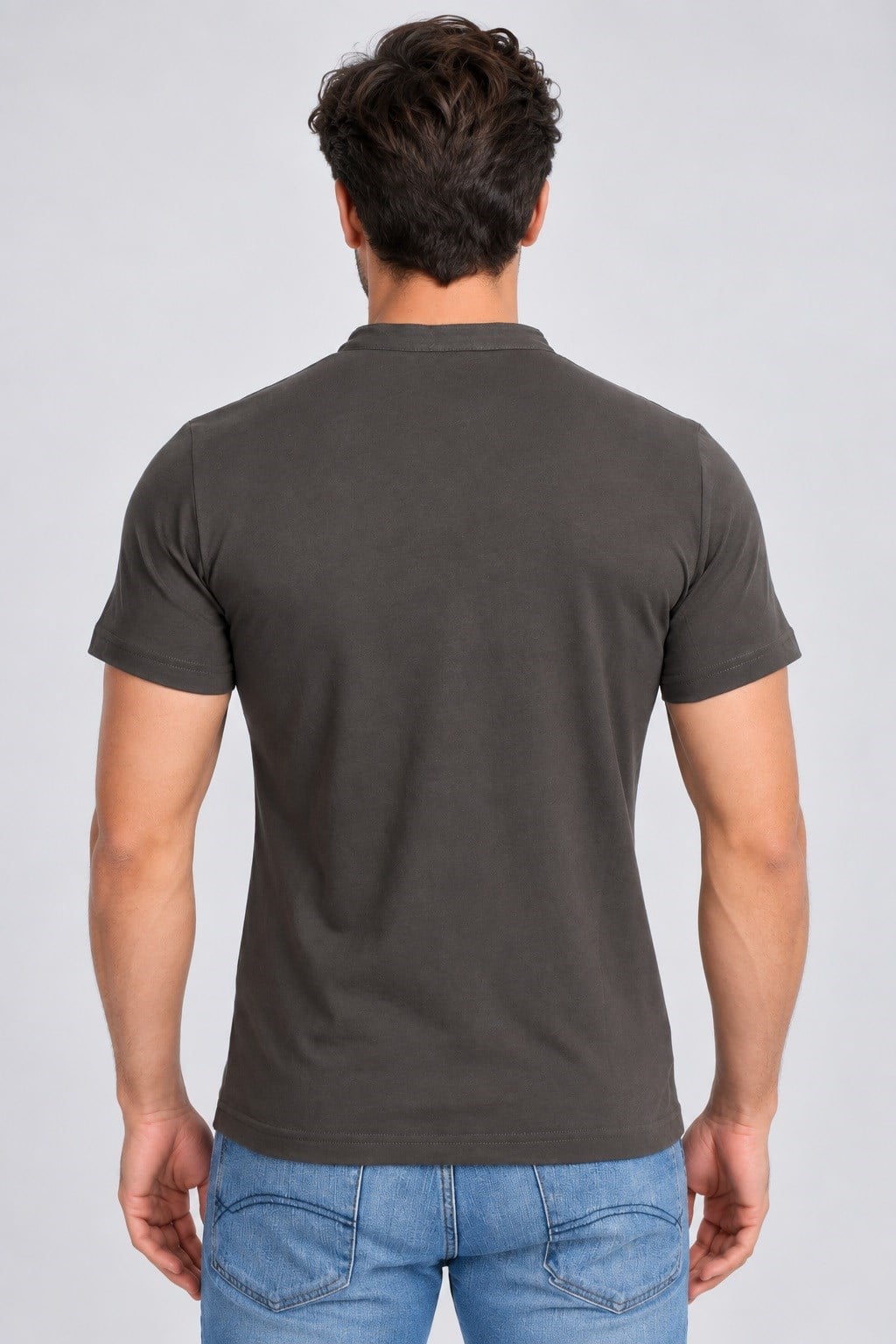 T9560 DEWBERRY T-SHIRT-HAKİ