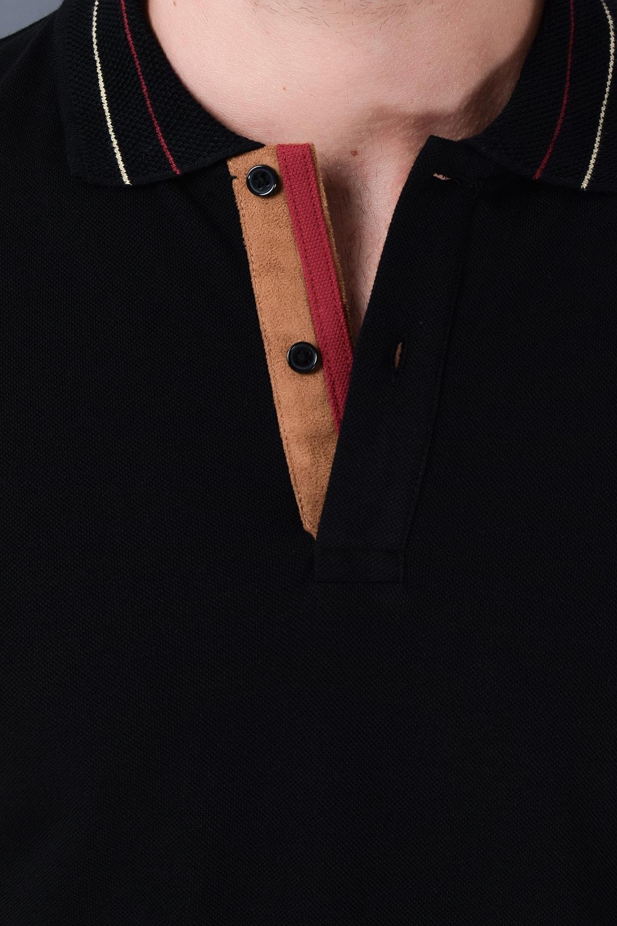 T9567 DEWBERRY ERKEK T-SHIRT-SİYAH