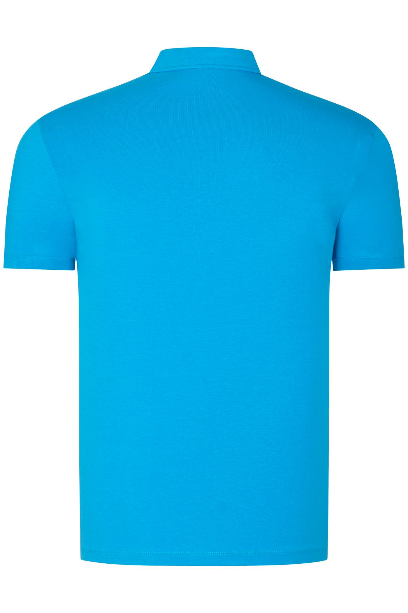 T9582 DEWBERRY ERKEK T-SHIRT-KOYU TURKUAZ