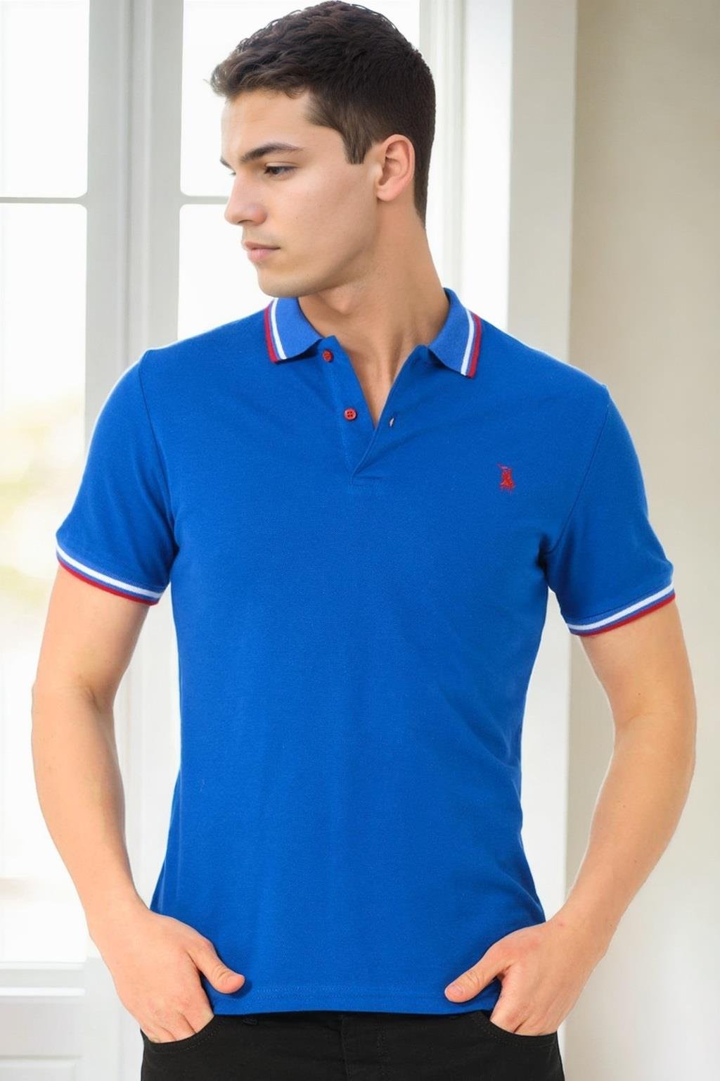 T9594 DEWBERRY ERKEK T-SHIRT-SAKS