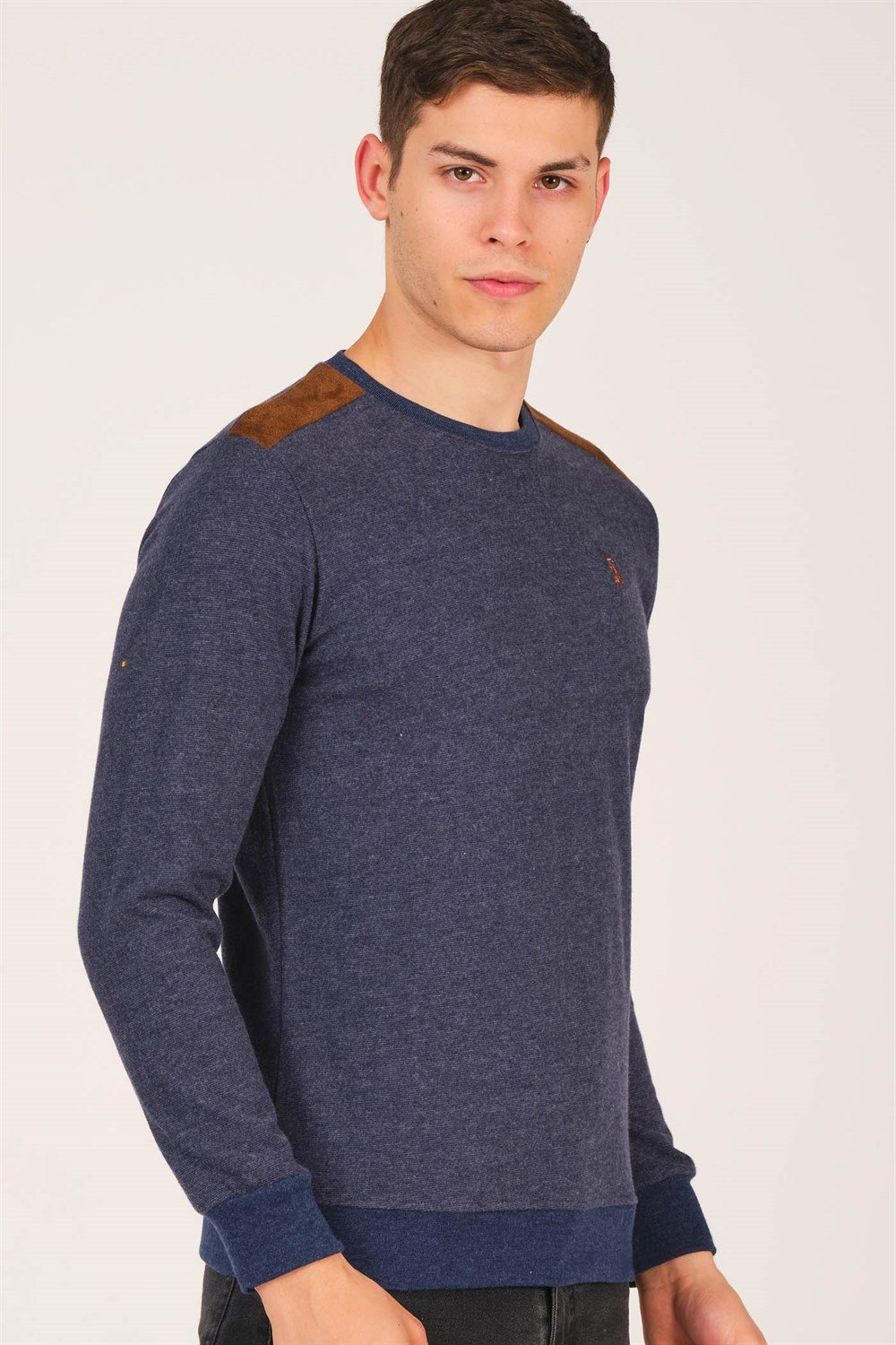 V4000 DEWBERRY ERKEK SWEATSHIRT-LACİVERT