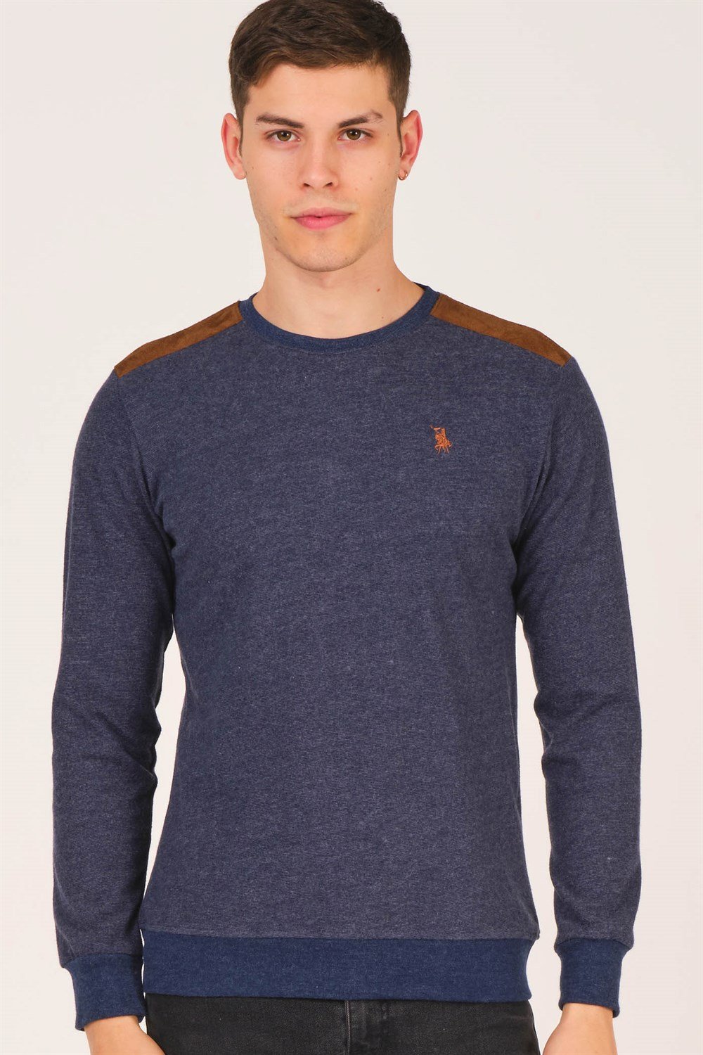 V4000 DEWBERRY ERKEK SWEATSHIRT-LACİVERT