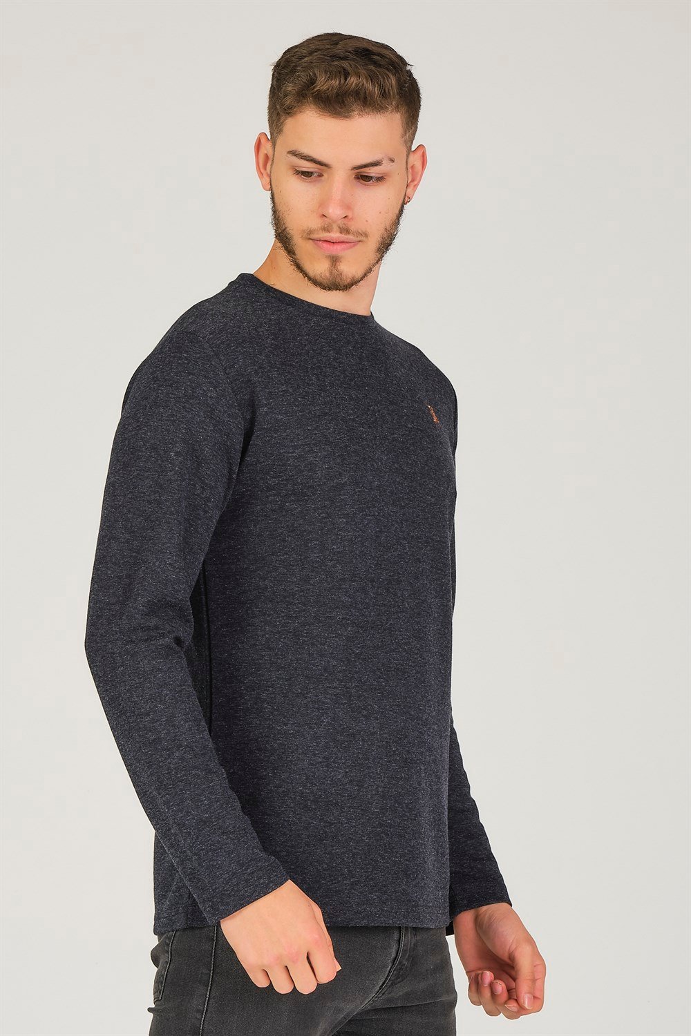 V4001 DEWBERRY ERKEK SWEATSHIRT-LACİVERT