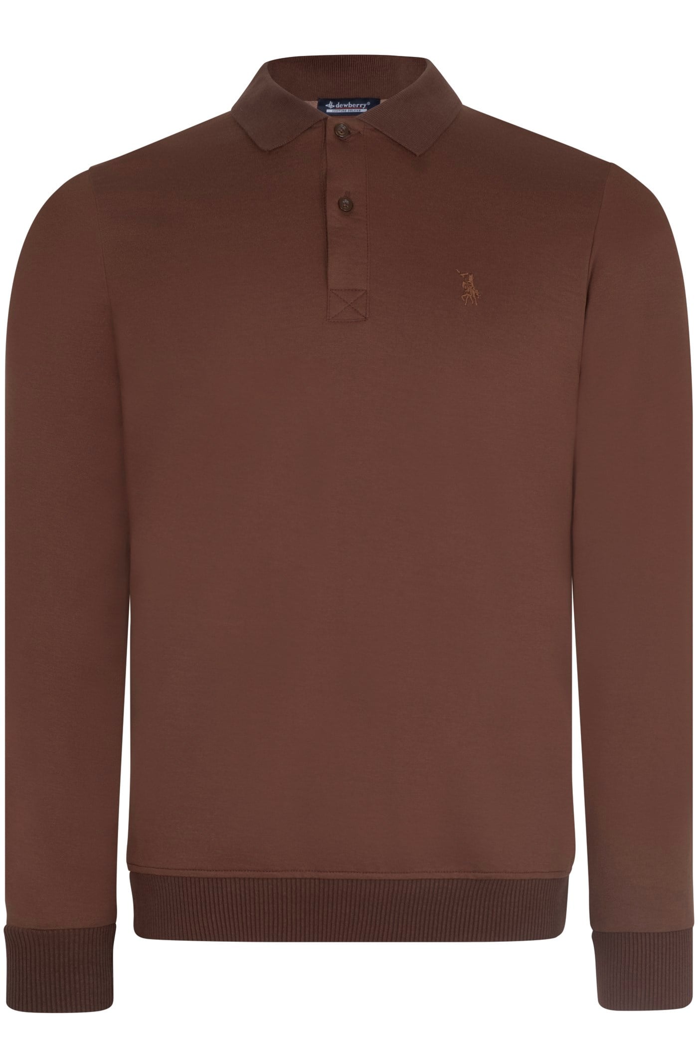 V4007 Dewberry Erkek Polo Yaka Sweatshirt 7 li Set-SİYAH-LACİVERT-HAKİ-GRİ-CAMEL-KAHVE-İNDİGO