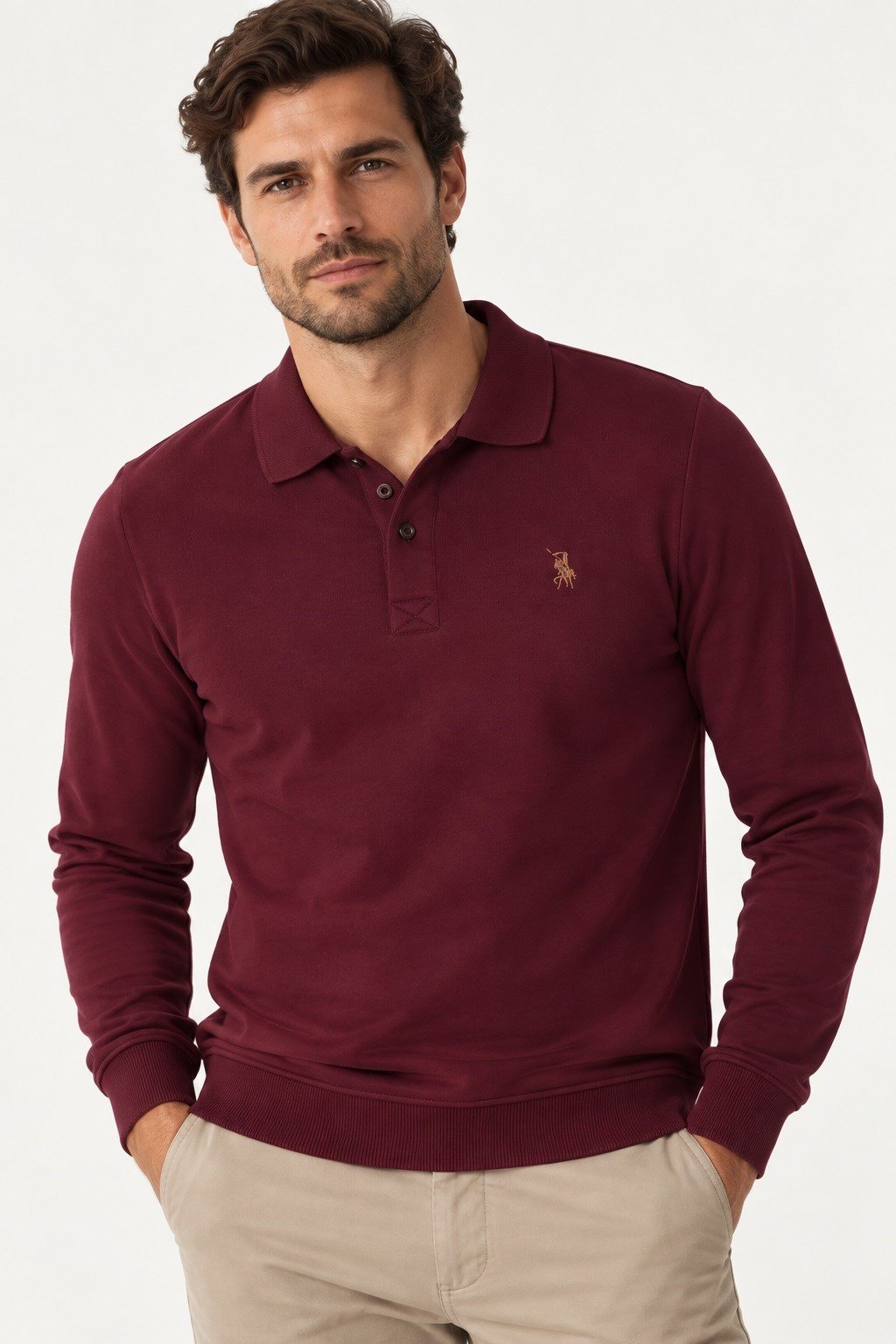 V9007 DEWBERRY ERKEK SWEATSHIRT-MOR
