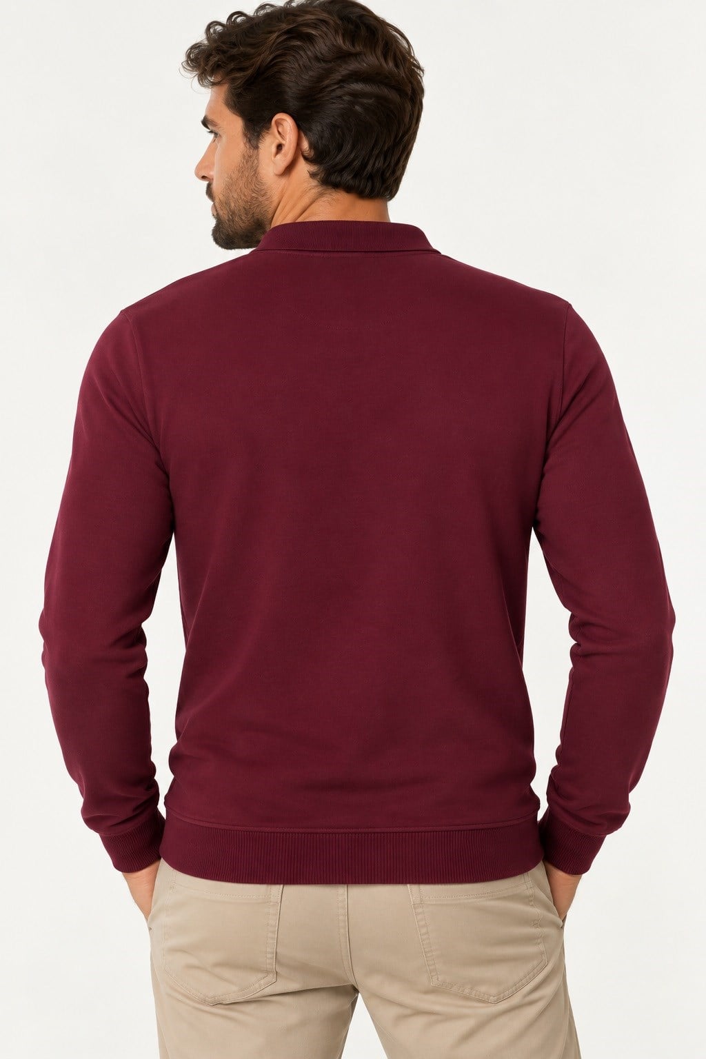V9007 DEWBERRY ERKEK SWEATSHIRT-MOR