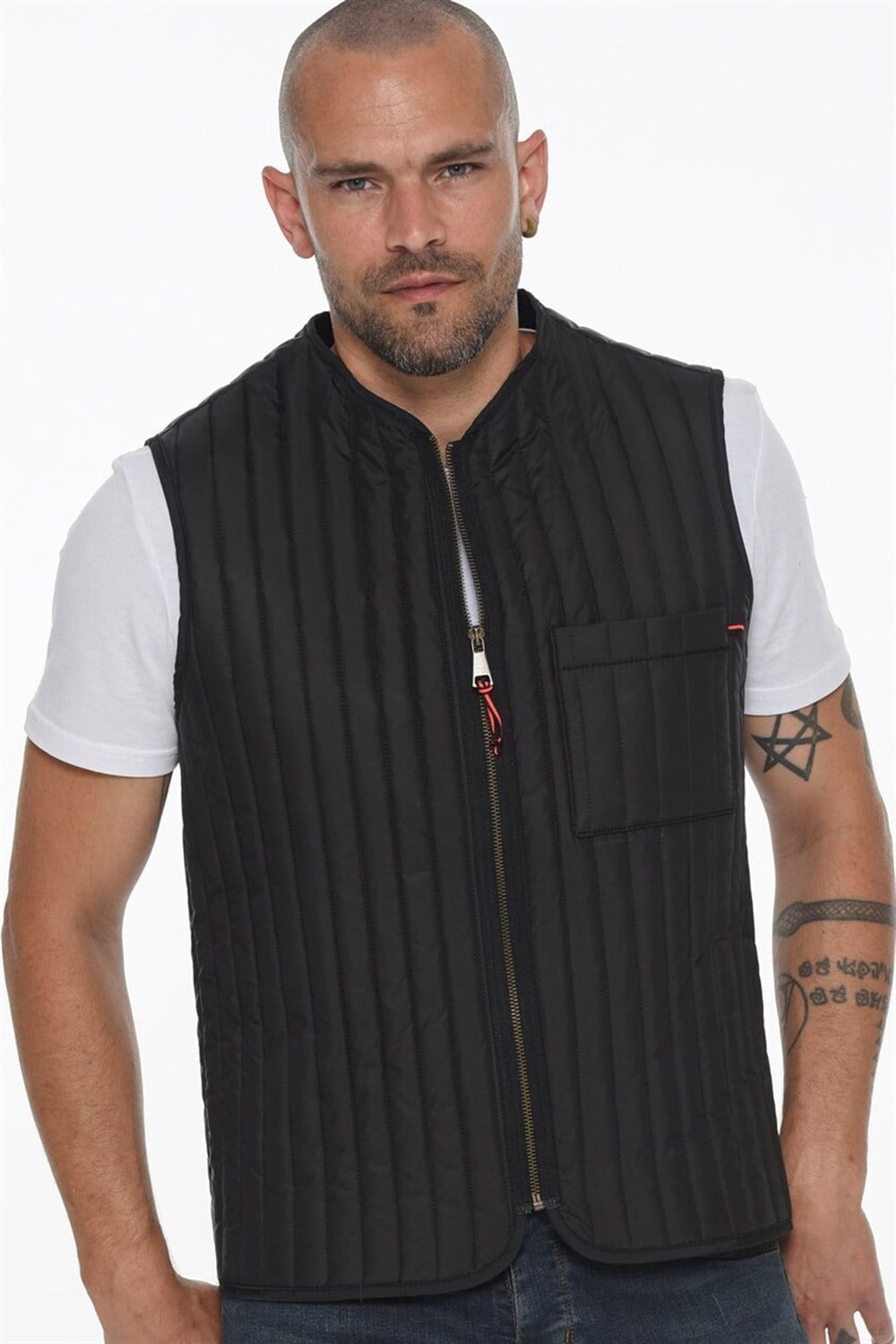 Y8611 DEWBERRY ERKEK YELEK-SİYAH