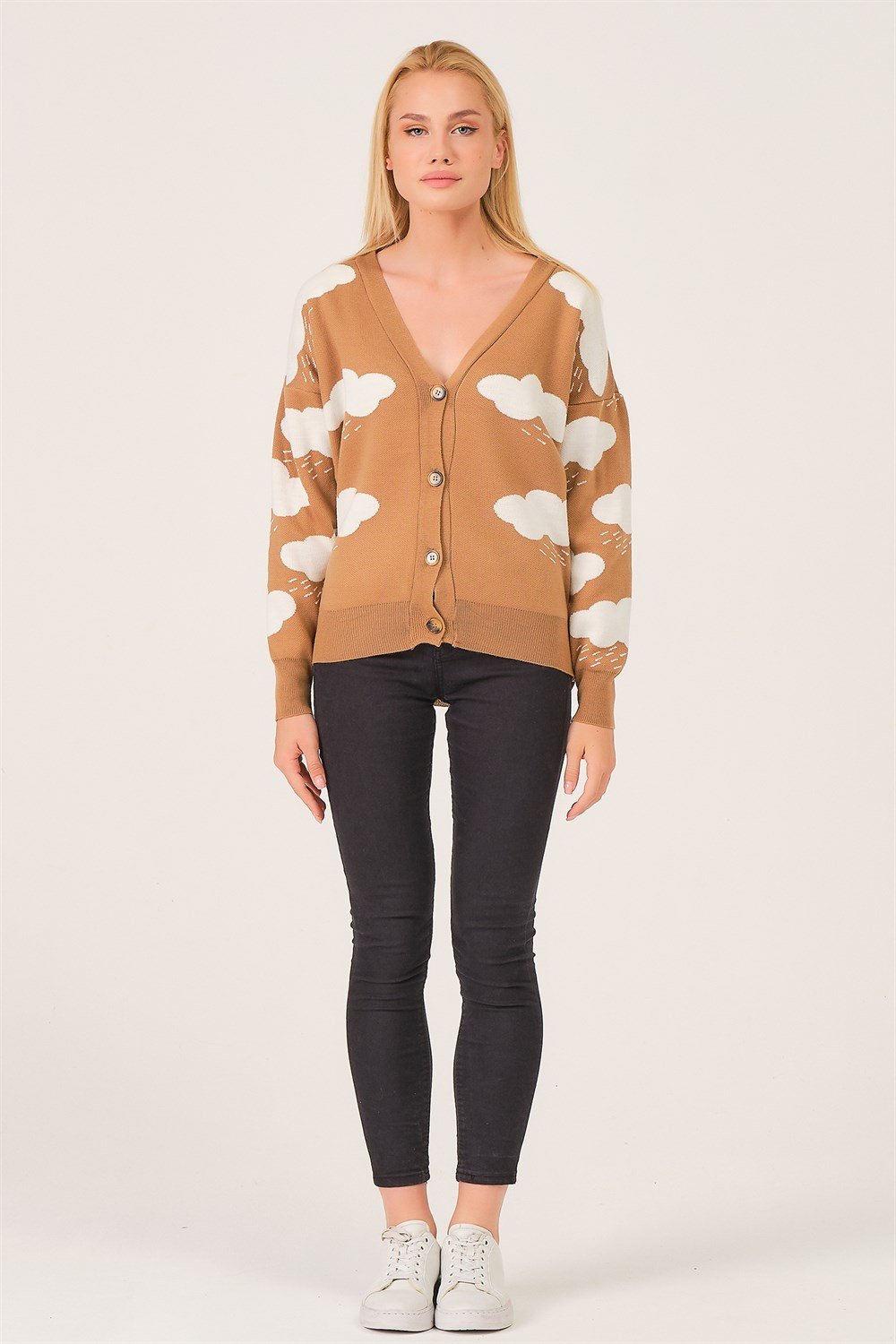 Z3009 DEWBERRY BAYAN BULUT DETAY HIRKA-CAMEL