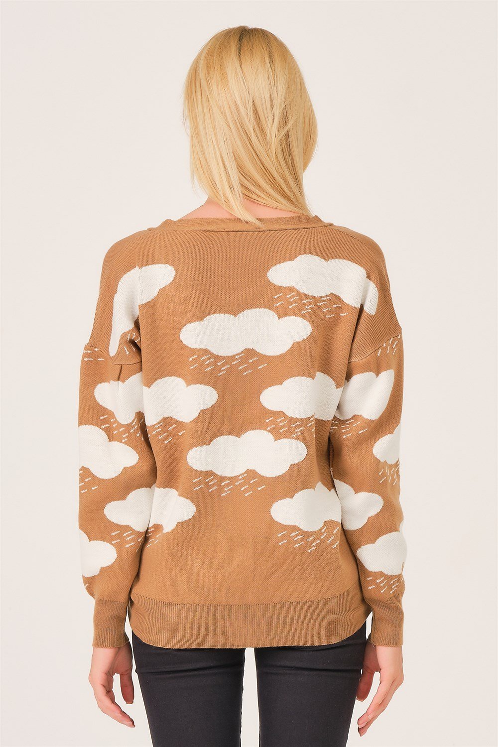 Z3009 DEWBERRY BAYAN BULUT DETAY HIRKA-CAMEL