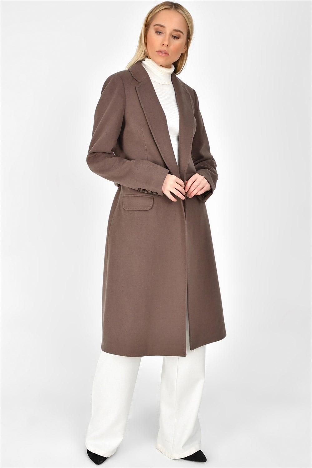 Z6628 DEWBERRY BAYAN PALTO-VİZON
