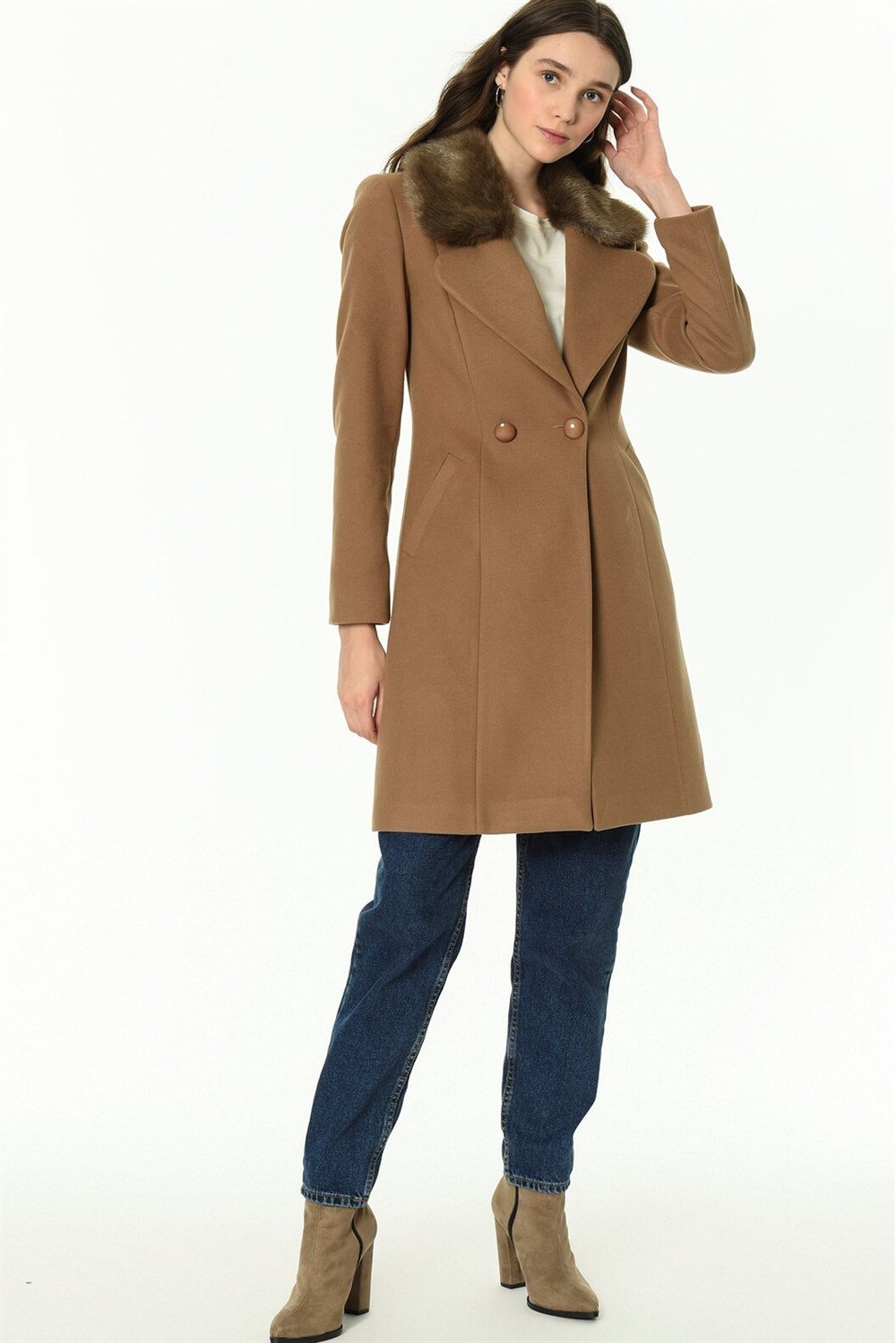Z6643 DEWBERRY BAYAN KABAN-CAMEL