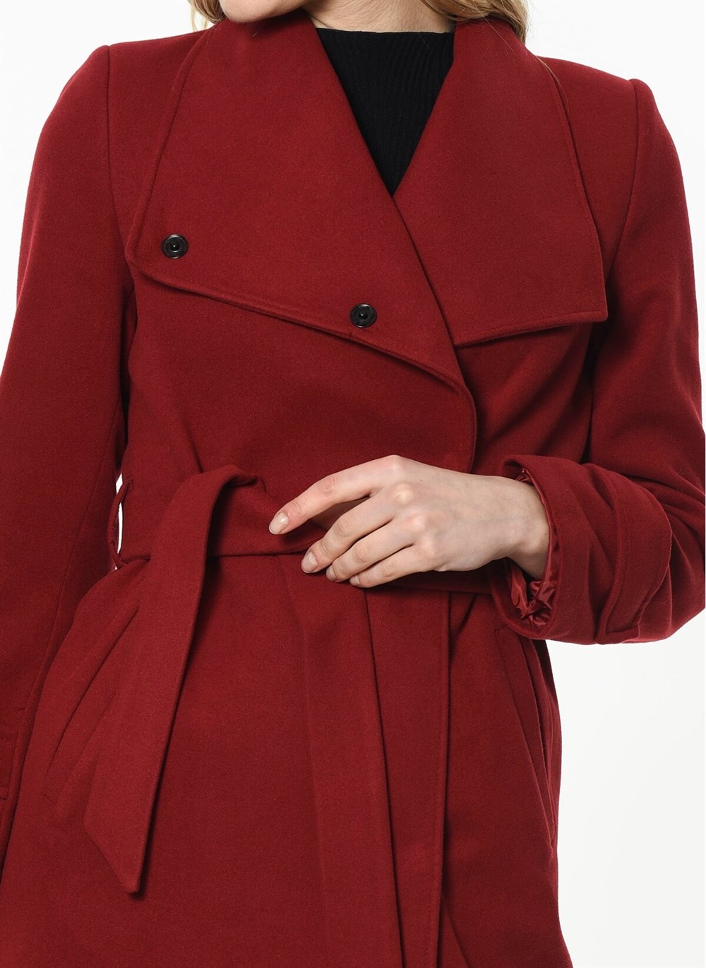 Z6645 DEWBERRY BAYAN PALTO-BORDO