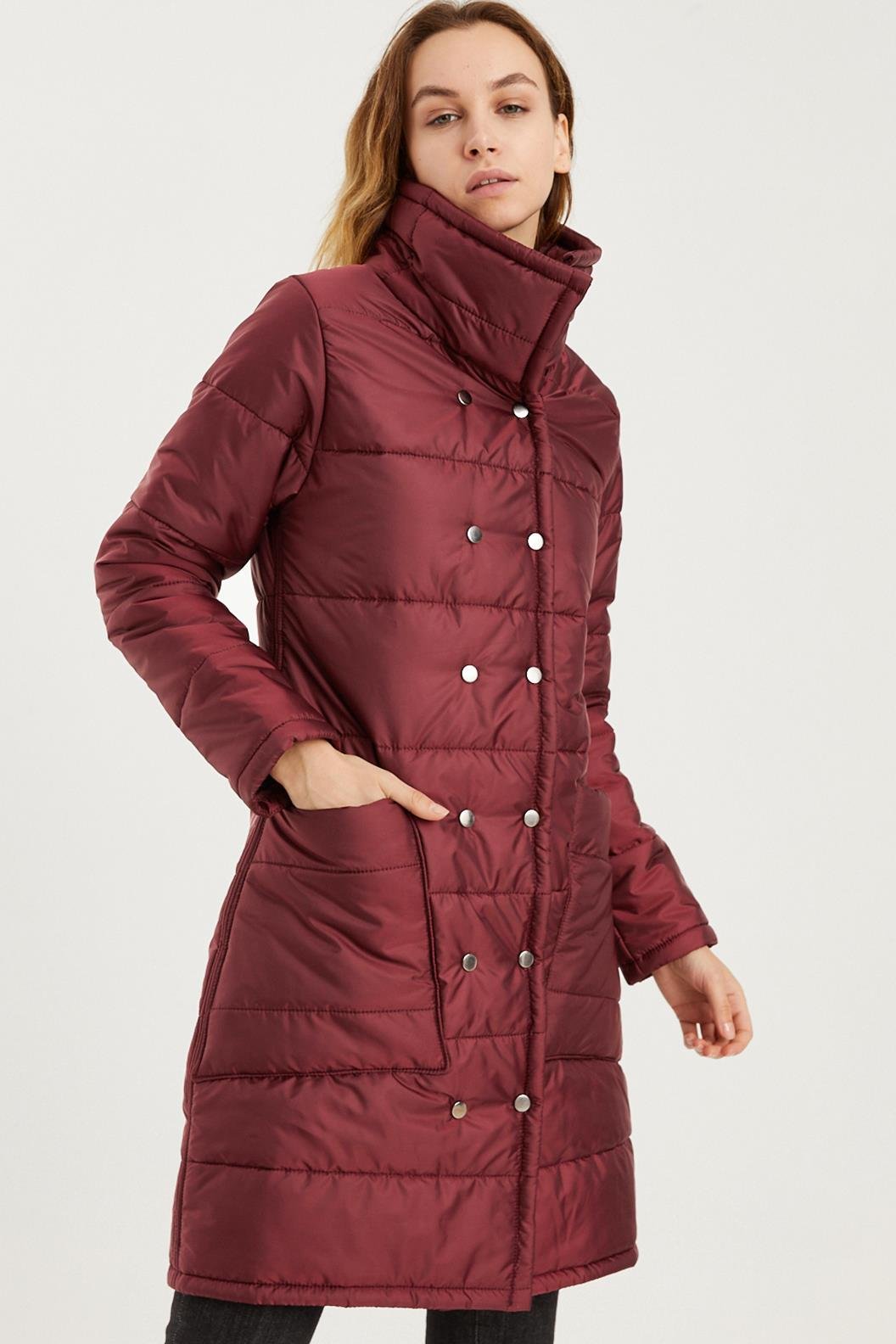 Z6647 DEWBERRY BAYAN KABAN-DÜZ BORDO