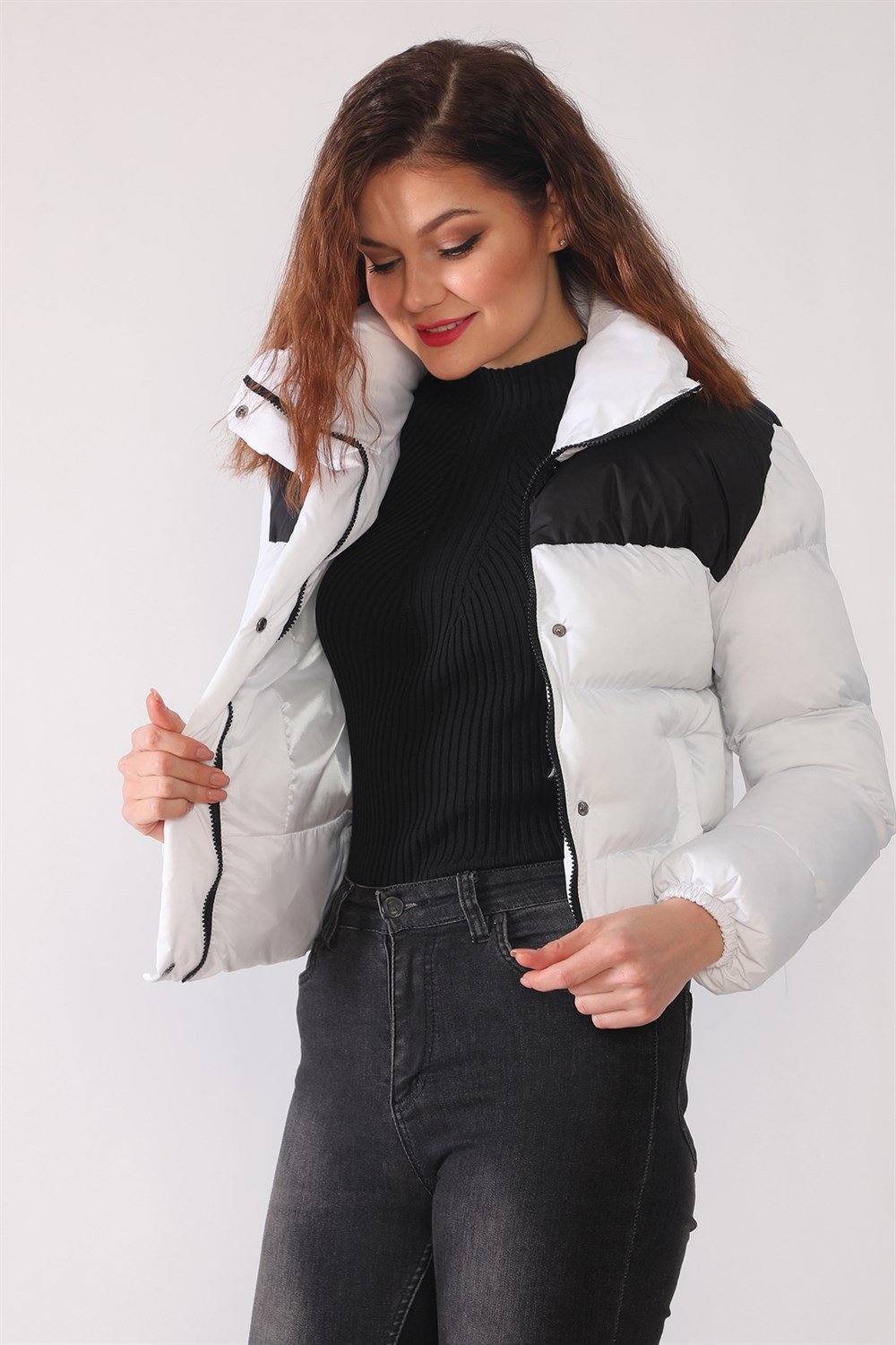 Z6649 DEWBERRY BAYAN MONT-BEYAZ-SİYAH