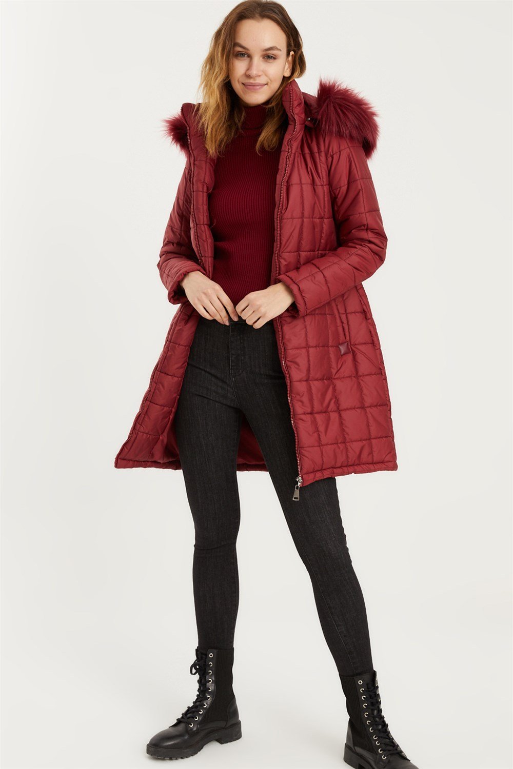 Z6653 DEWBERRY BAYAN KABAN-BORDO