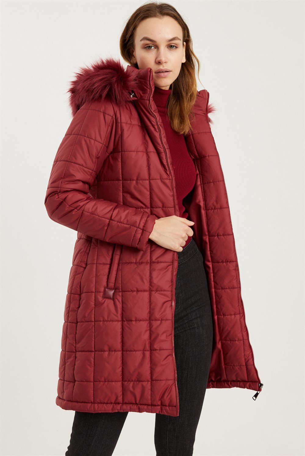Z6653 DEWBERRY BAYAN KABAN-BORDO