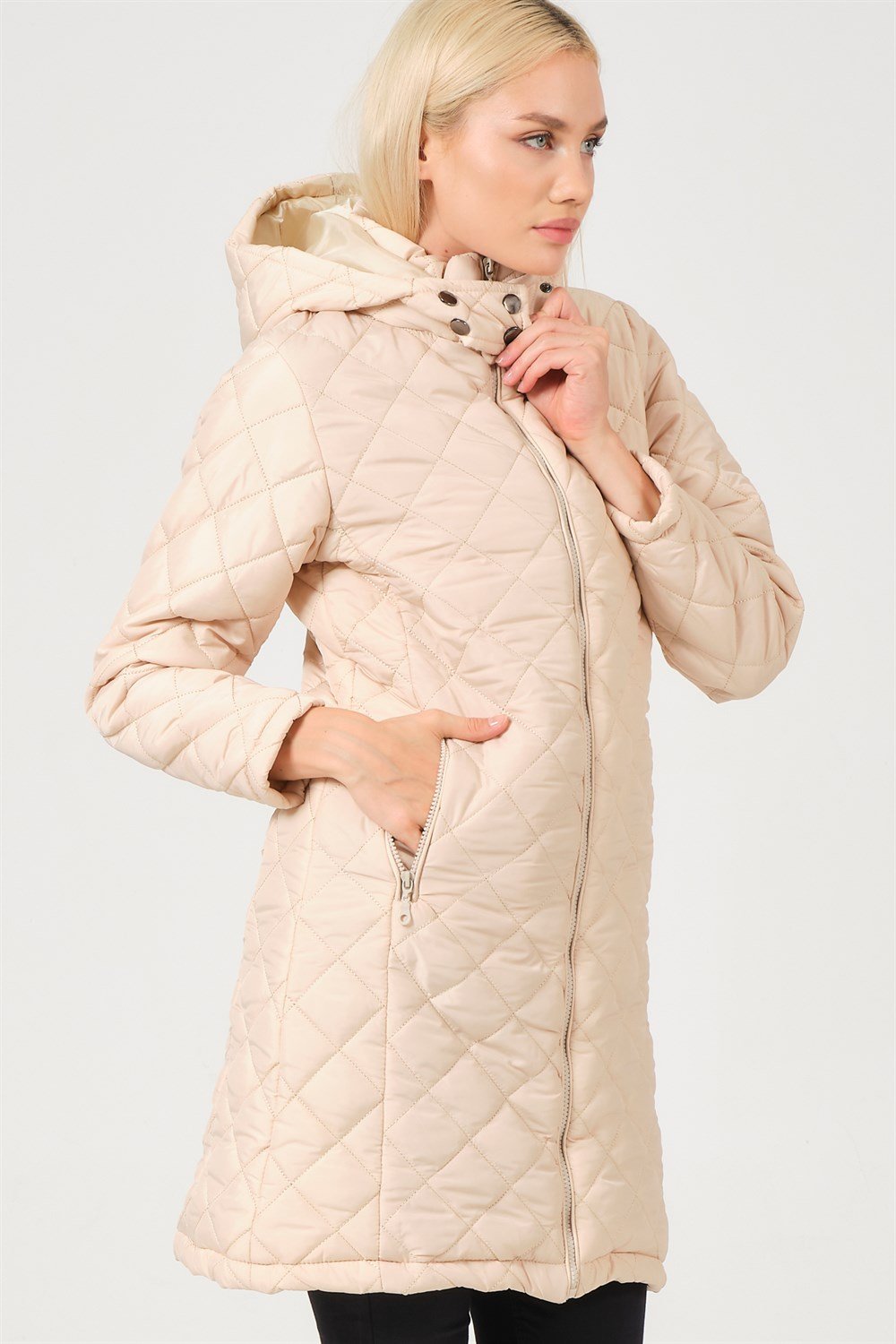 Z6654 DEWBERRY BAYAN KABAN-AÇIK BEJ