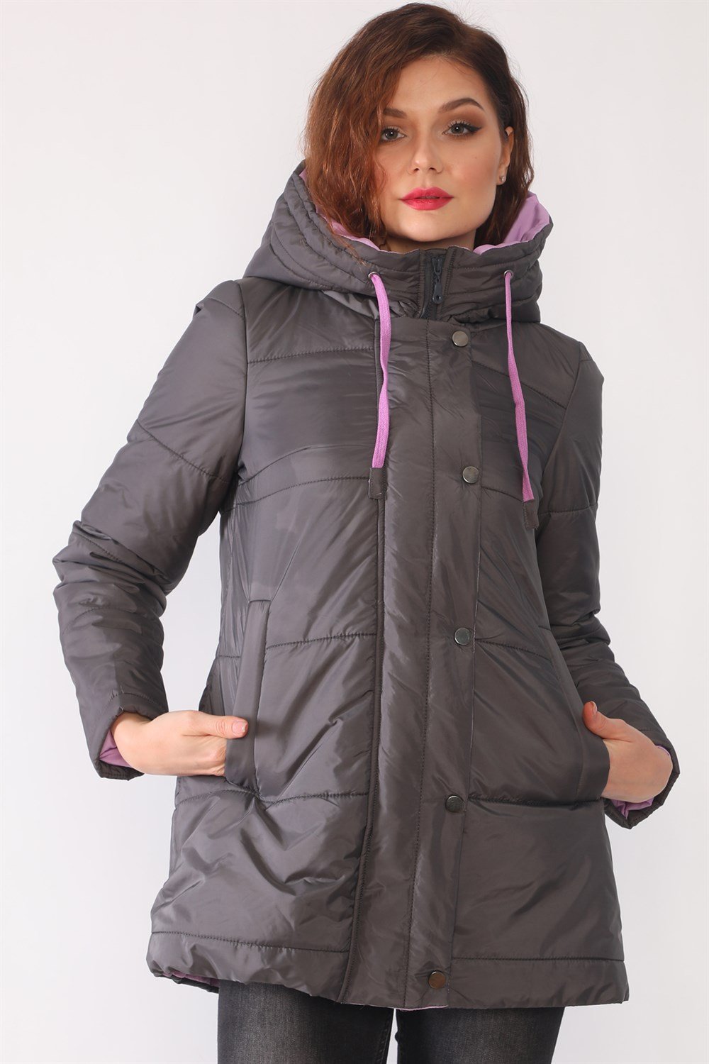 Z6660 DEWBERRY BAYAN KABAN-ANTRASİT