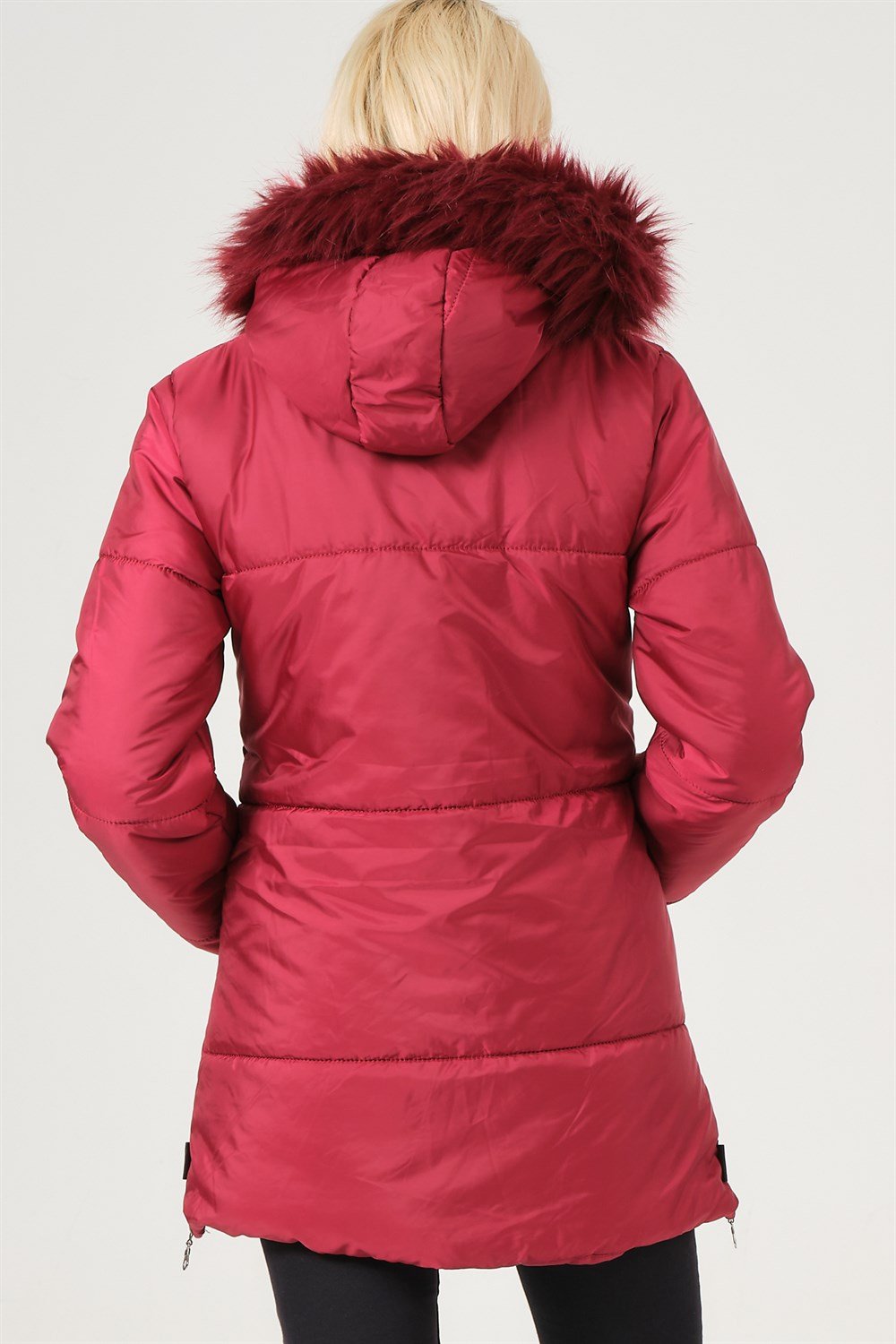 Z6668 DEWBERRY BAYAN KABAN-AÇIK BORDO