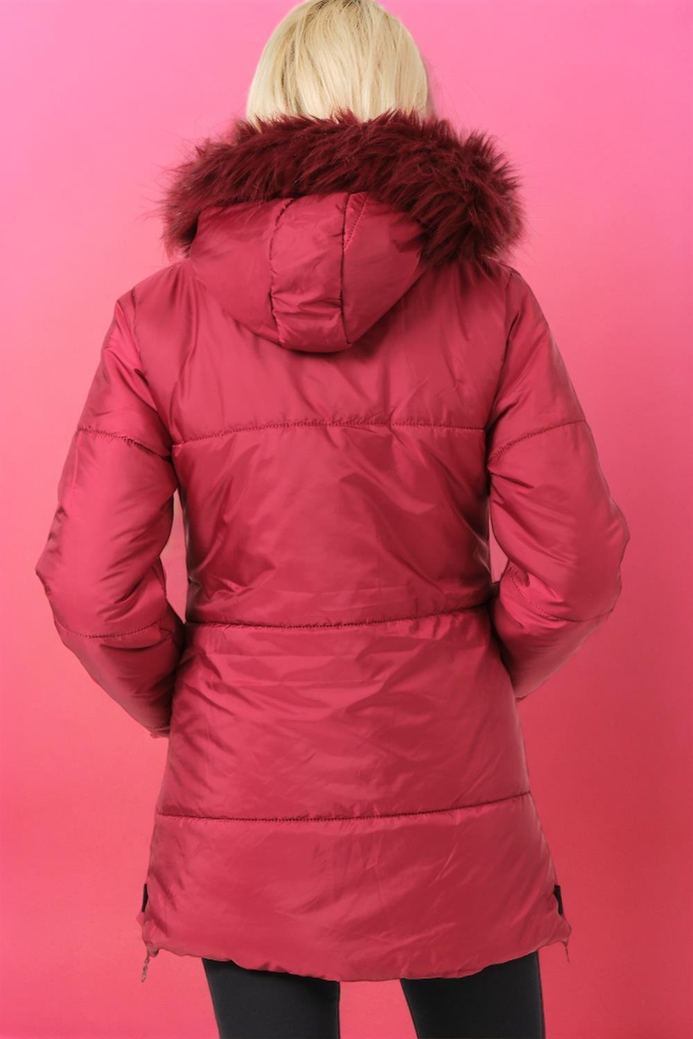 Z6668 DEWBERRY BAYAN KABAN-DÜZ BORDO