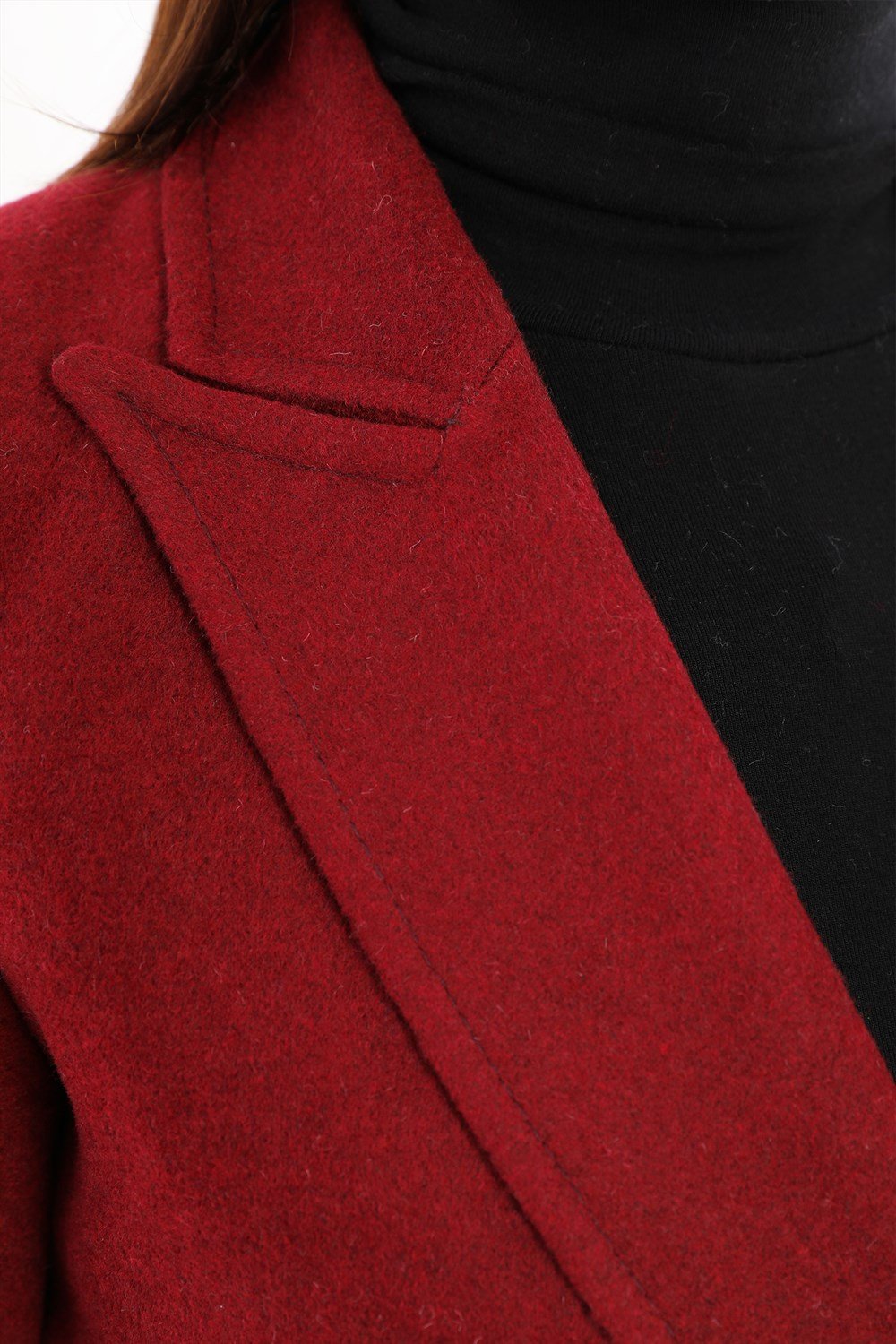 Z6672 DEWBERRY BAYAN PALTO-BORDO