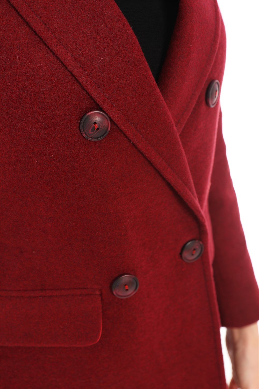 Z6672 DEWBERRY BAYAN PALTO-BORDO