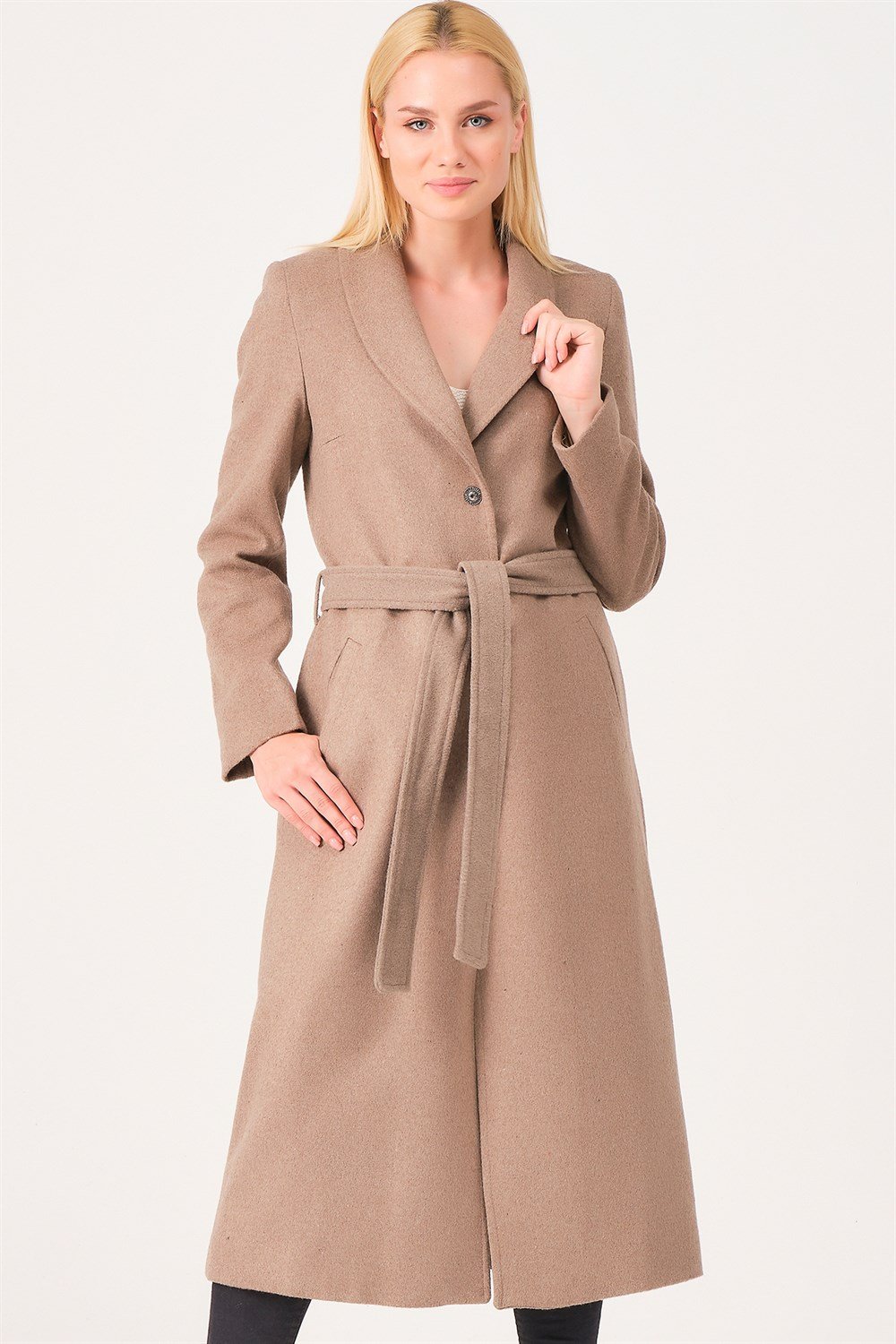 Z6681 DEWBERRY BAYAN PALTO-VİZON