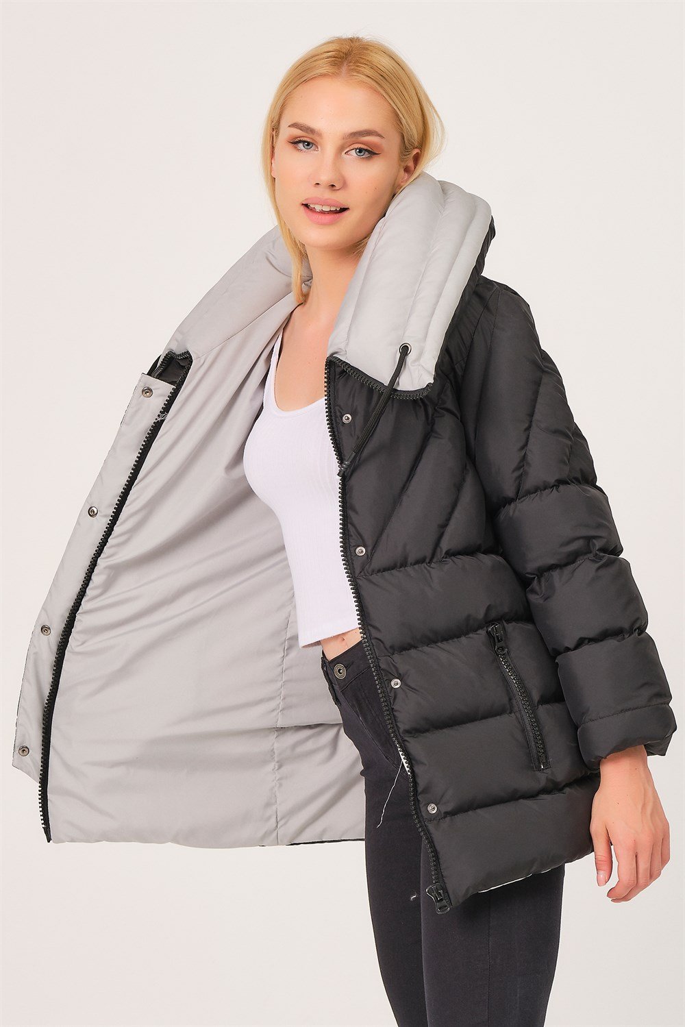 Z6683 DEWBERRY BAYAN MONT-SİYAH