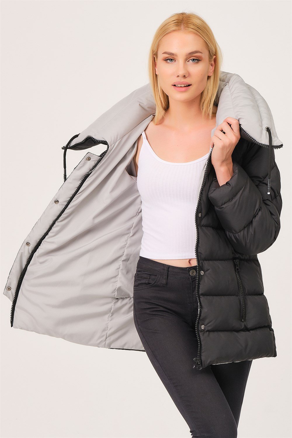 Z6683 DEWBERRY BAYAN MONT-SİYAH