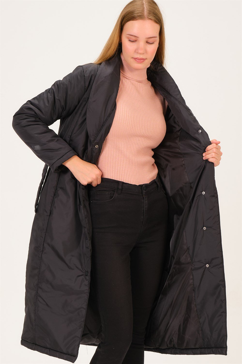 Z6688 DEWBERRY BAYAN MONT-AÇIK SİYAH