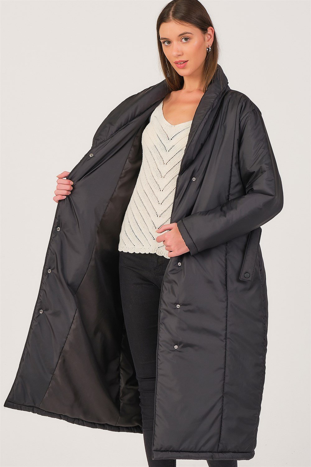 Z6688 DEWBERRY BAYAN MONT-SİYAH