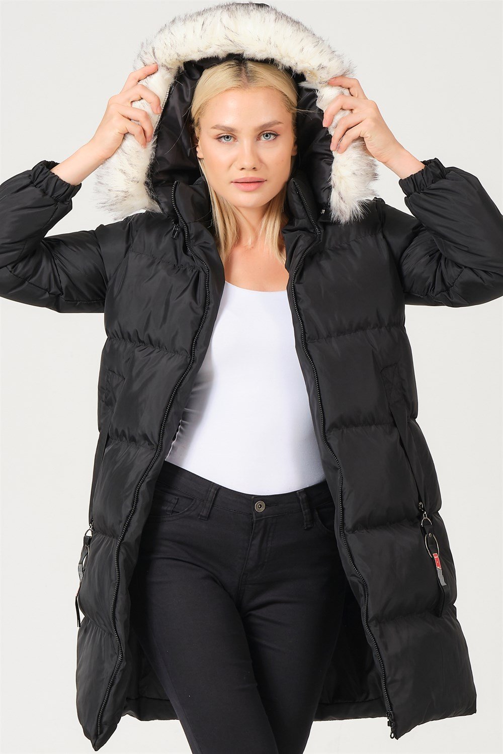 Z6705 DEWBERRY BAYAN MONT-AÇIK SİYAH