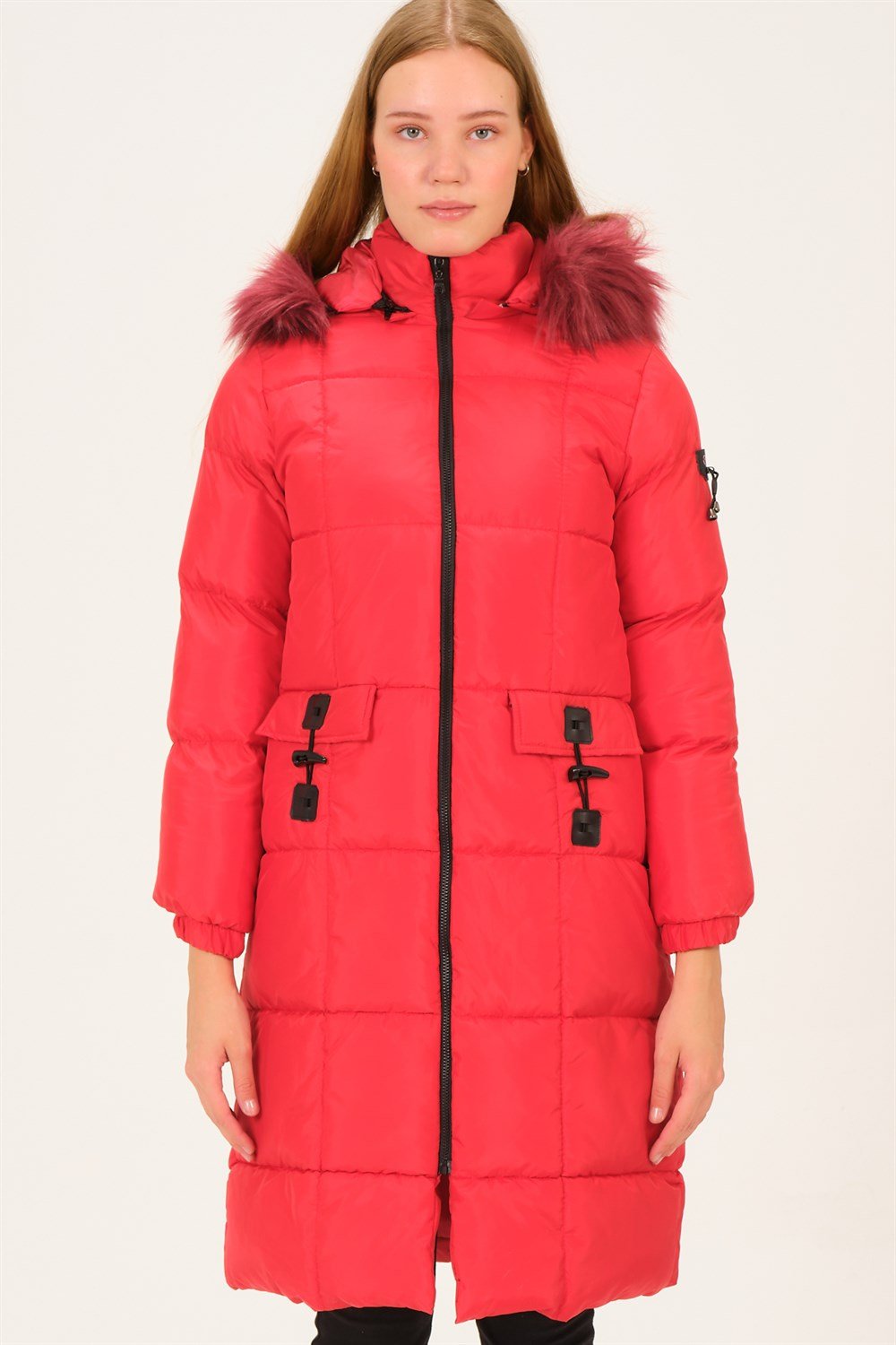 Z6706 DEWBERRY BAYAN MONT-AÇIK KIRMIZI