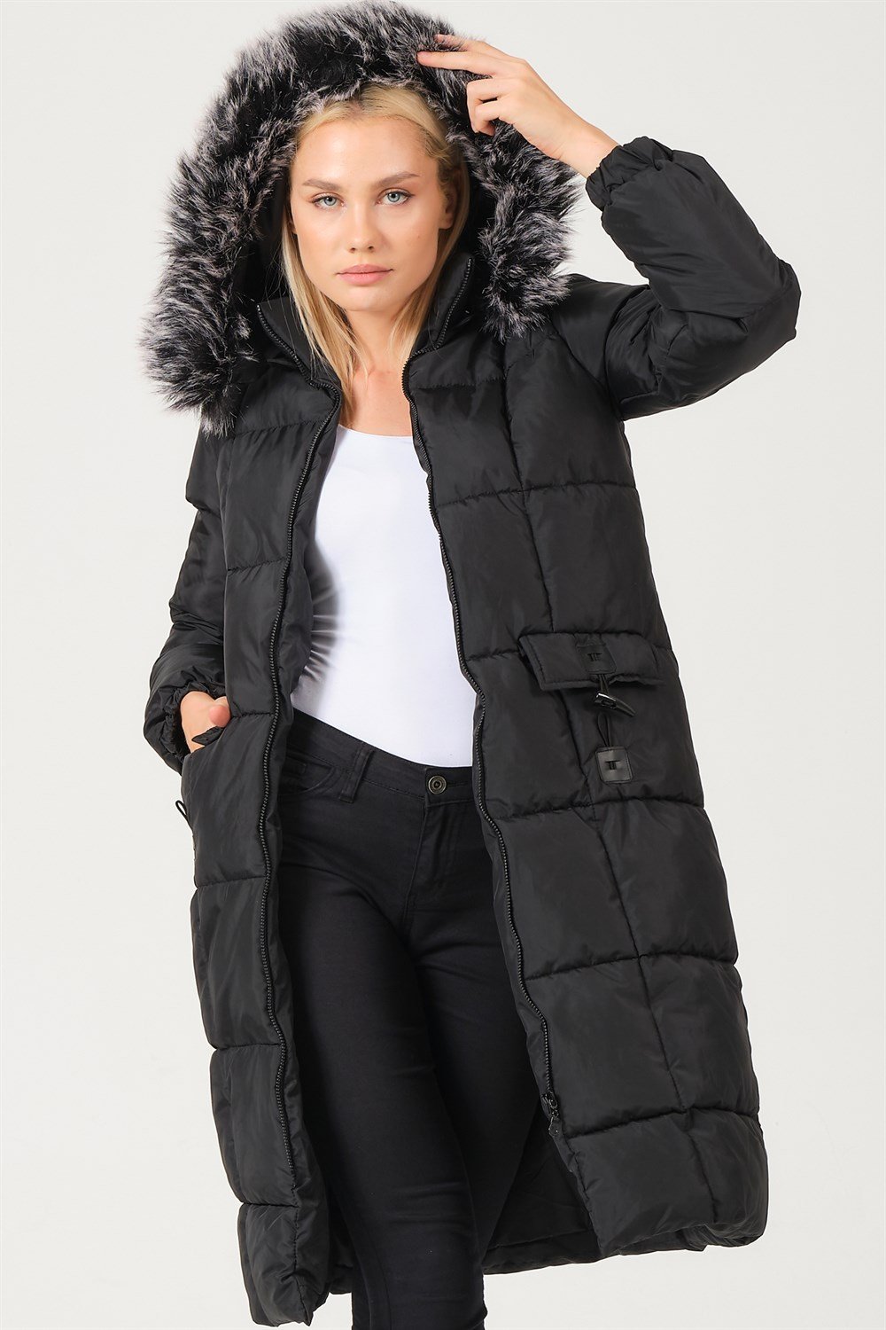 Z6706 DEWBERRY BAYAN MONT-AÇIK SİYAH