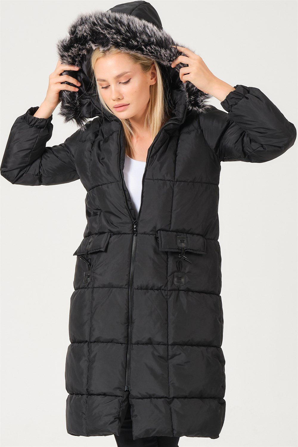 Z6706 DEWBERRY BAYAN MONT-AÇIK SİYAH