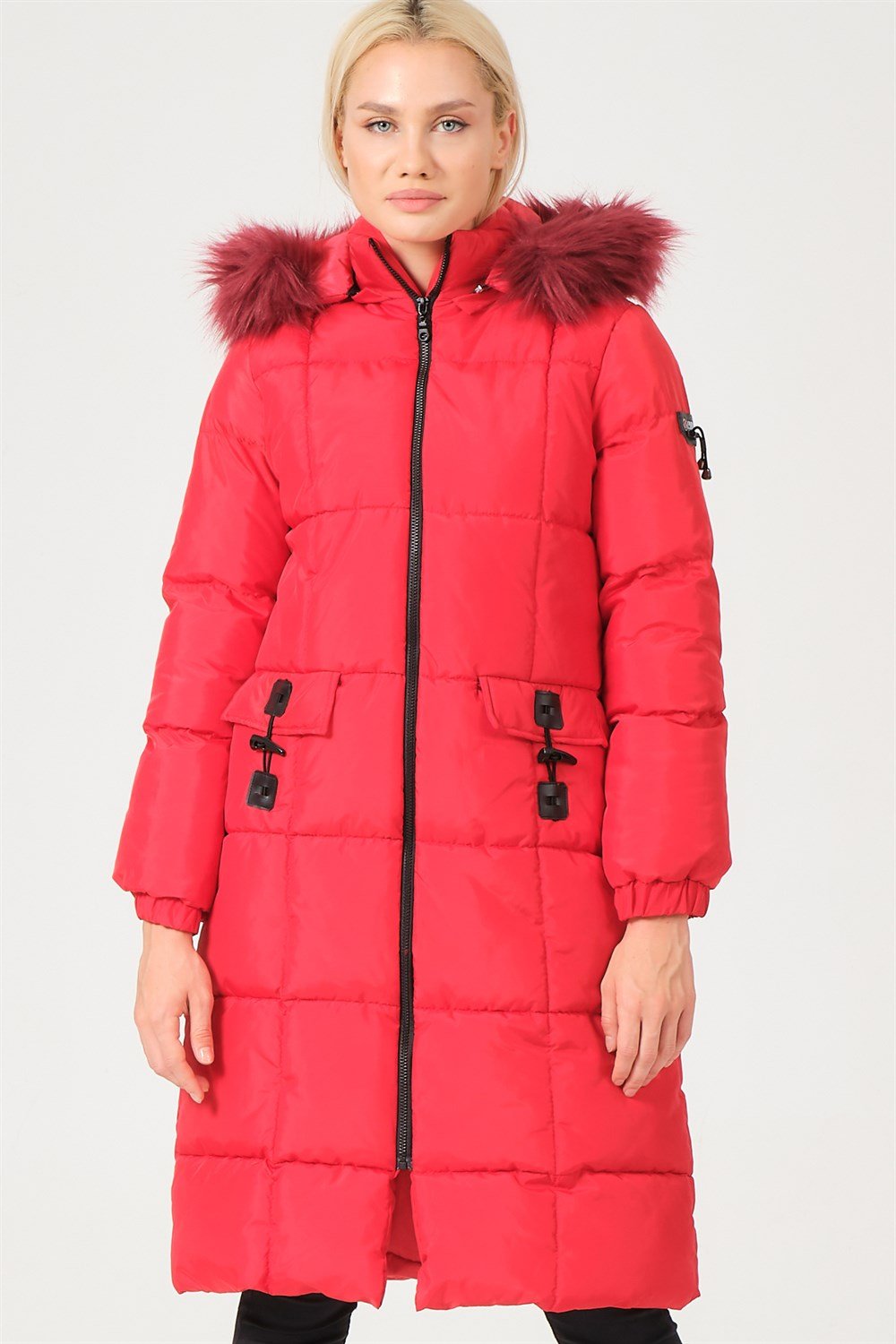 Z6706 DEWBERRY BAYAN MONT-KIRMIZI