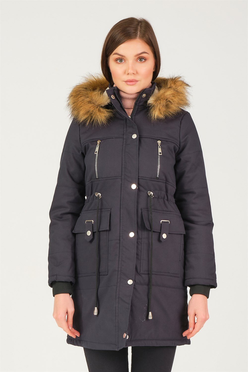 Z6711 DEWBERRY CREMONA BAYAN KABAN-LACİVERT