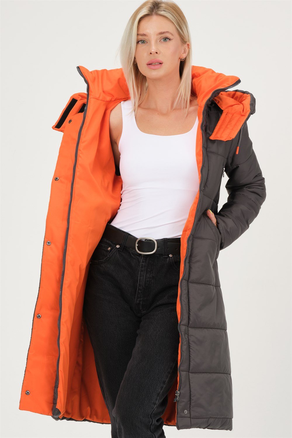 Z6738 DEWBERRY BAYAN KABAN-ANTRASİT