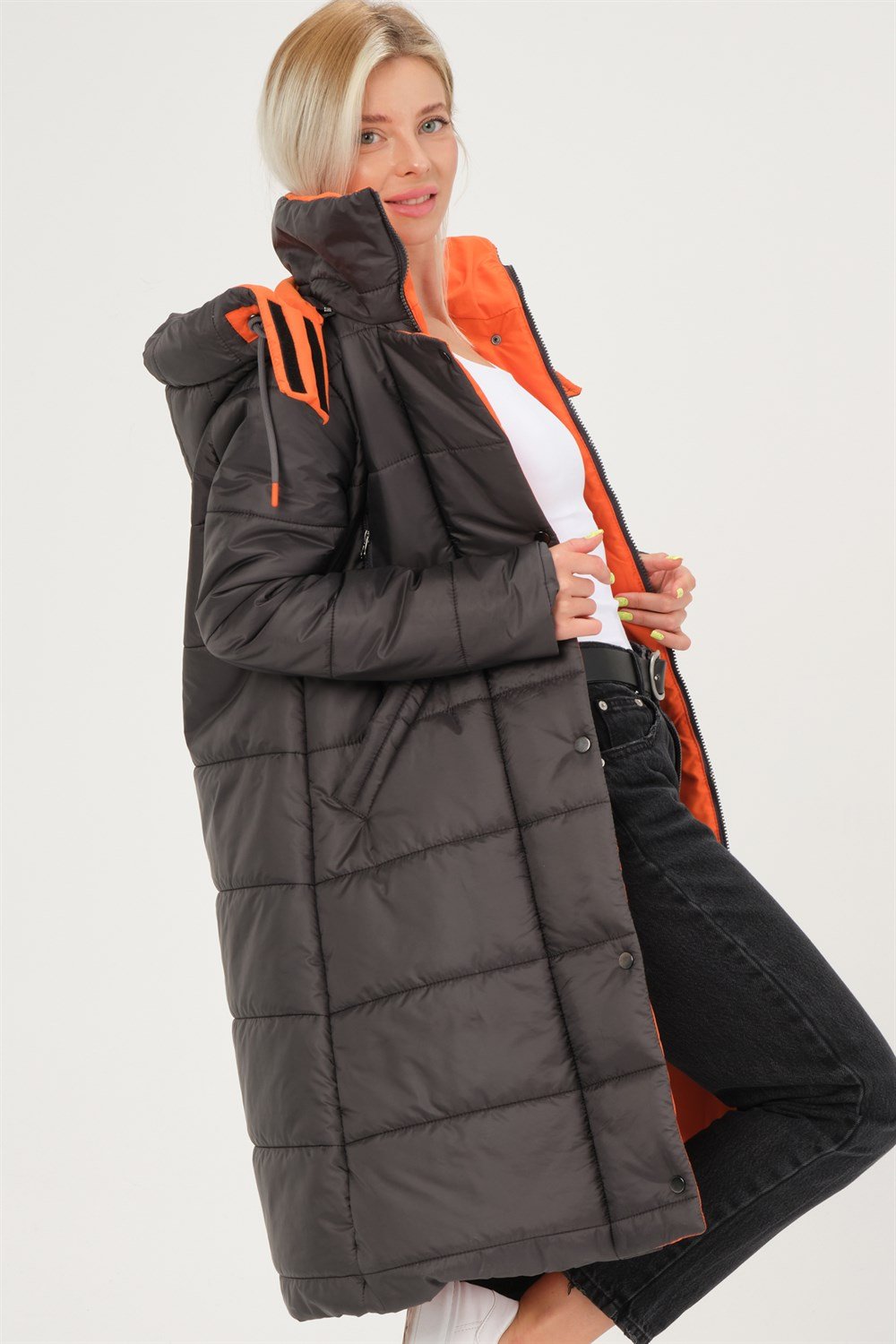 Z6738 DEWBERRY BAYAN KABAN-ANTRASİT