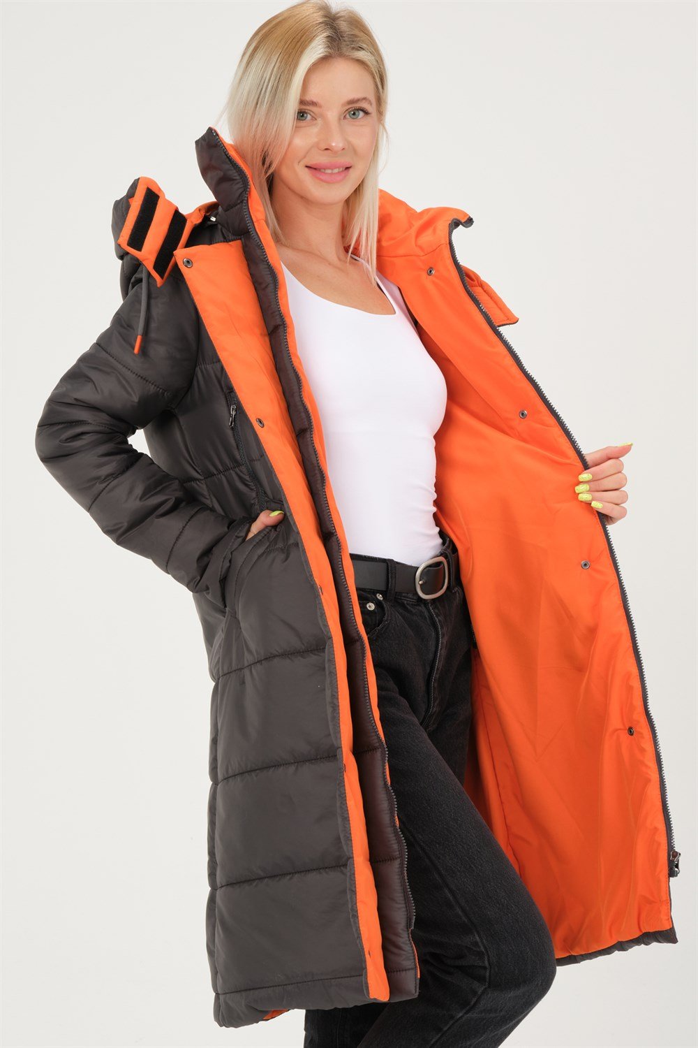 Z6738 DEWBERRY BAYAN KABAN-ANTRASİT