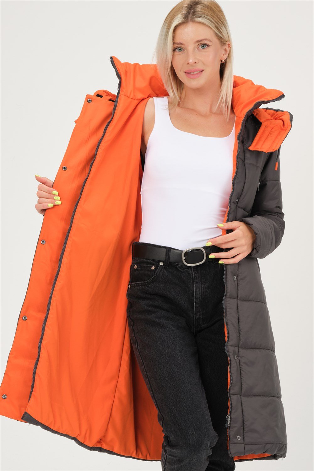 Z6738 DEWBERRY BAYAN KABAN-ANTRASİT