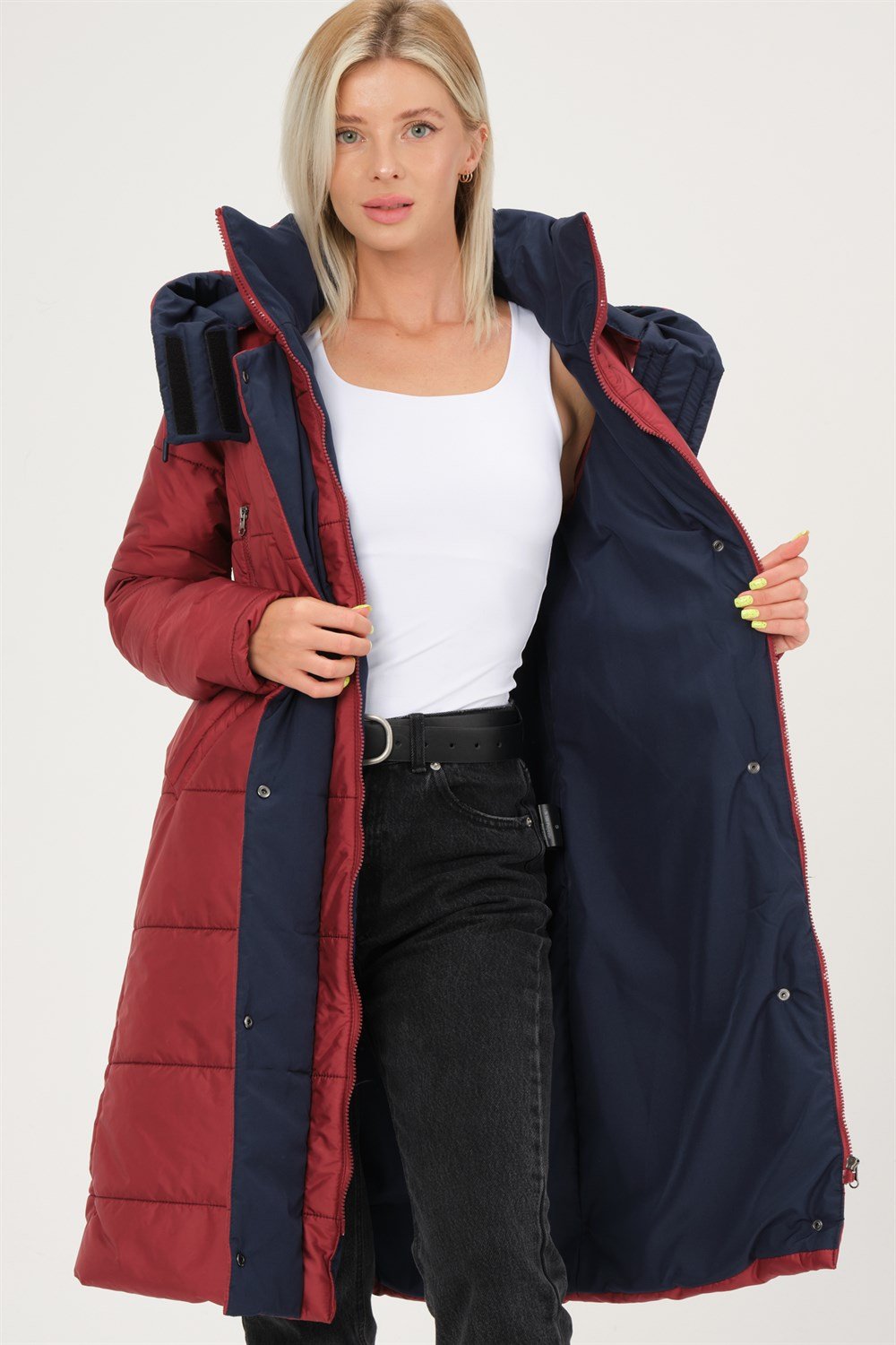 Z6738 DEWBERRY BAYAN KABAN-BORDO